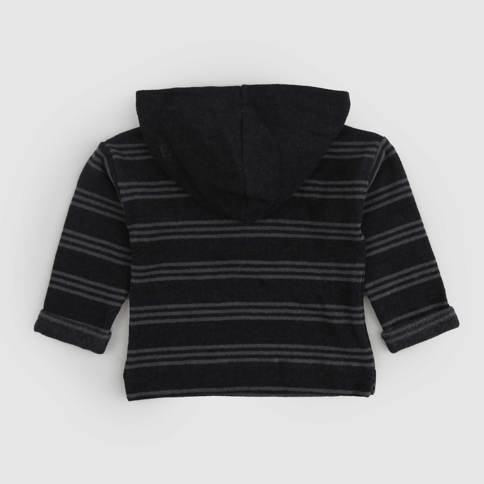 Felpa neonato con cappuccio antracite - annameglio.com abbigliamento moda