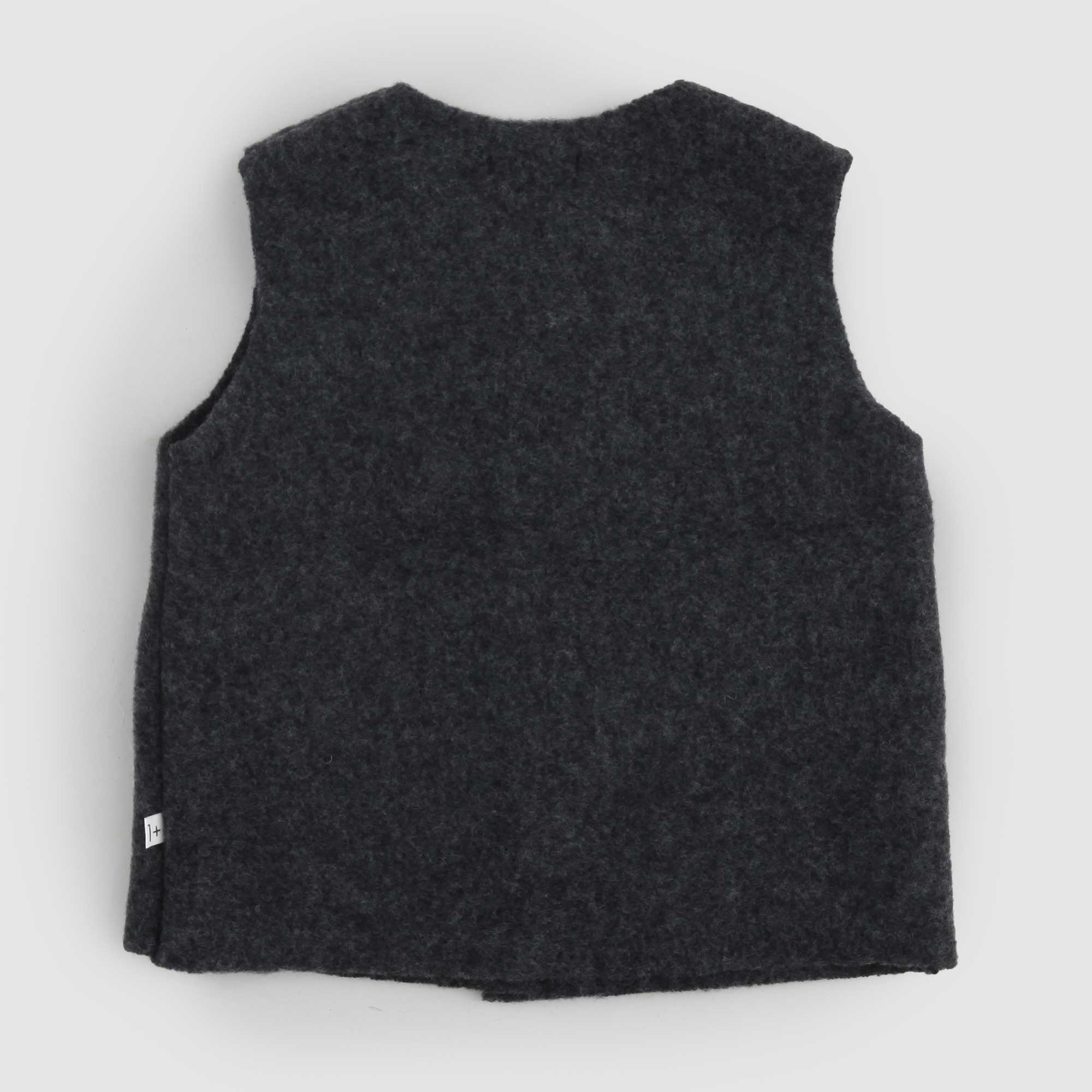 Gilet Amanda antracite in misto lana - annameglio.com abbigliamento moda