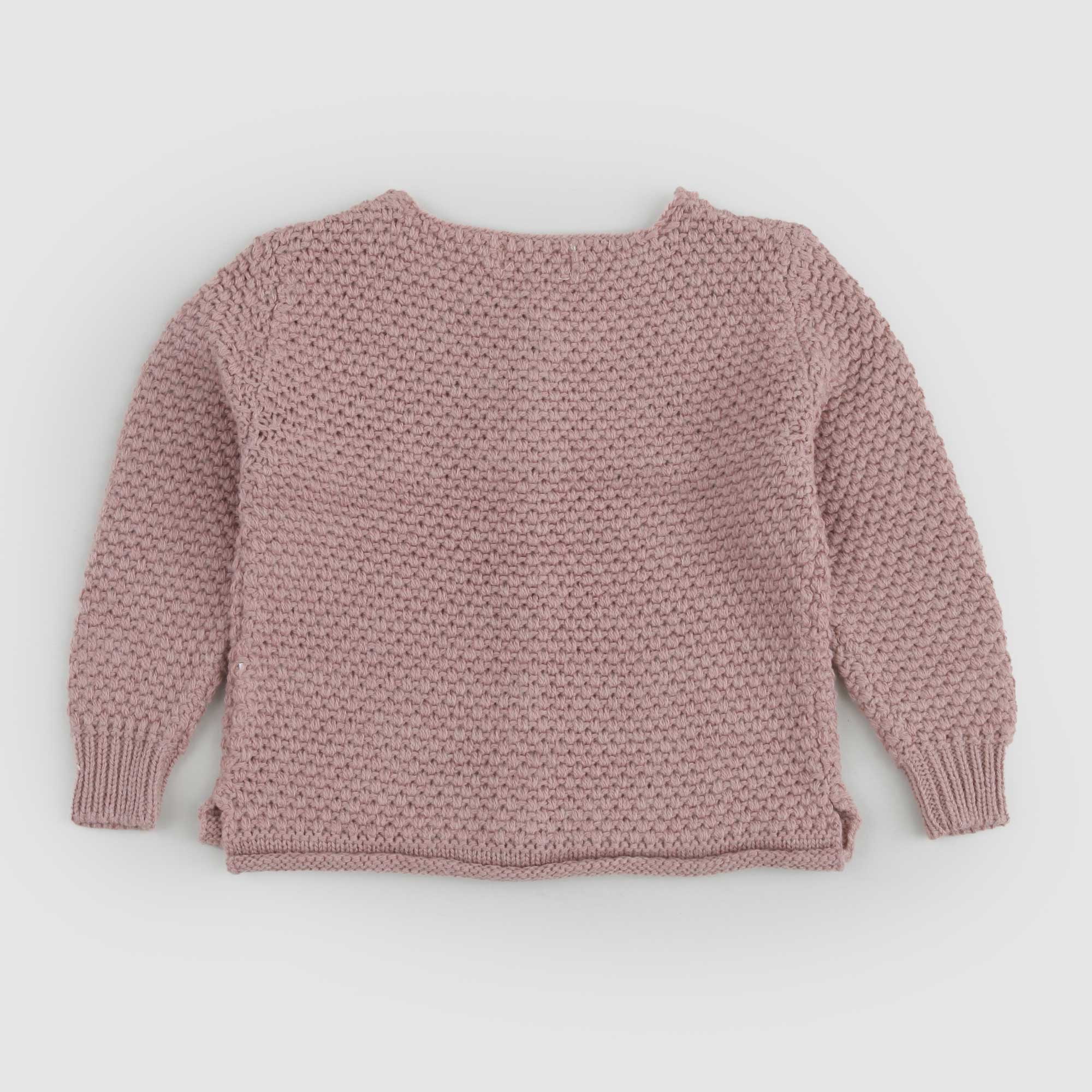 Cardigan Girocollo Lis In Maglia rosa antico - annameglio.com abbigliamento moda