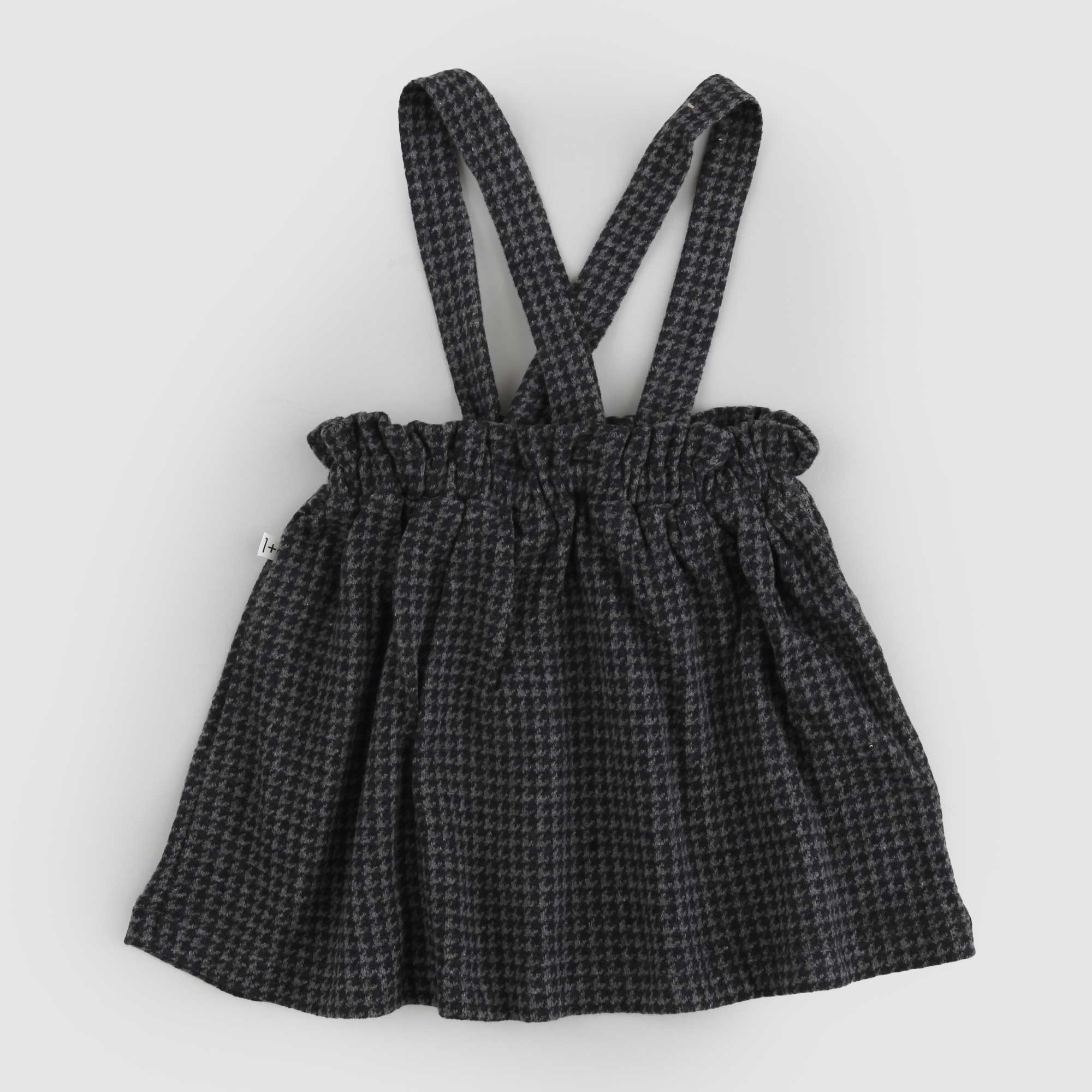 Baby gonna salopette check antracite - annameglio.com abbigliamento moda