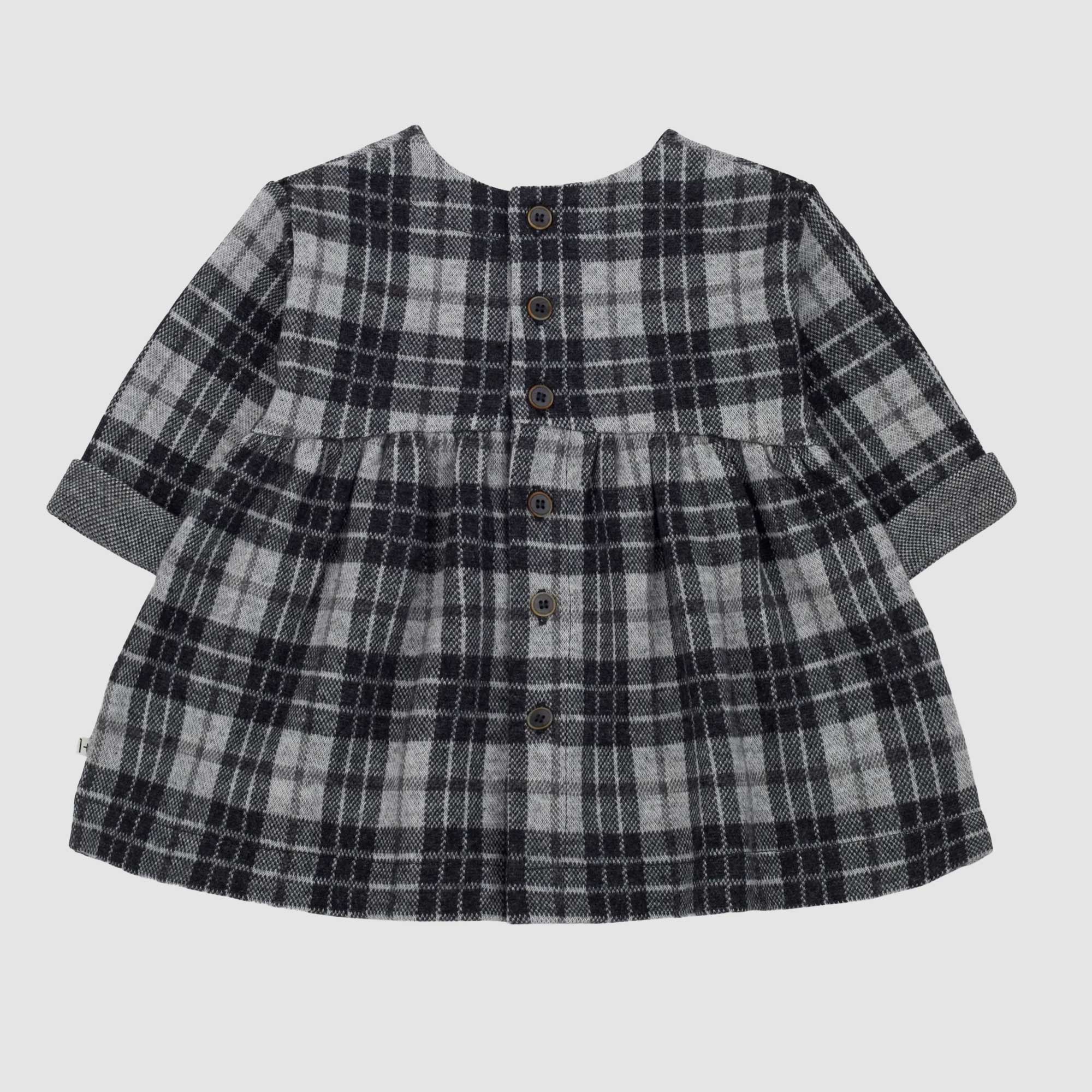 Abito a Maniche Lunghe e Stampa a Quadri - annameglio.com abbigliamento moda