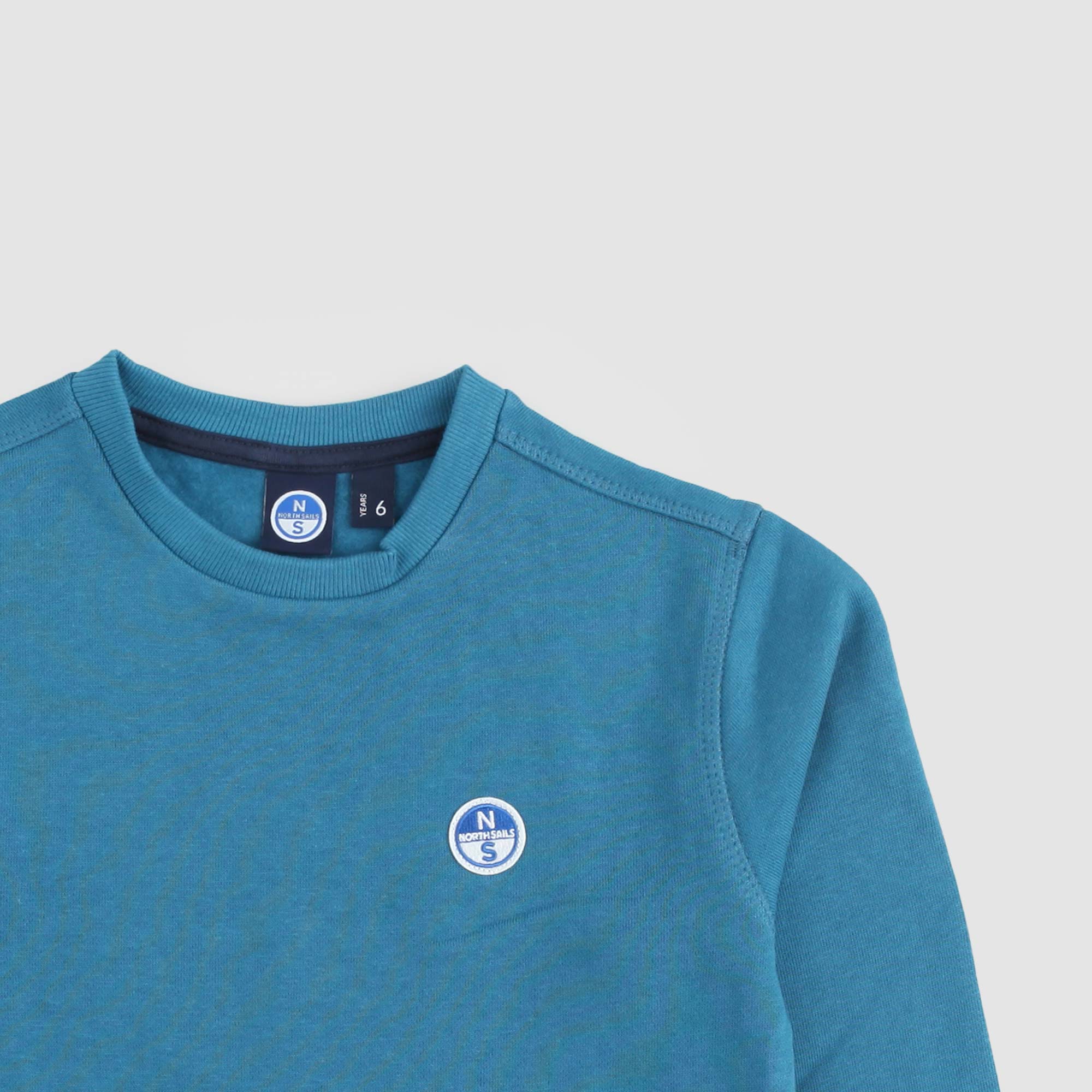 Felpa Girocollo Petrolio NORTH SAILS - annameglio.com abbigliamento moda