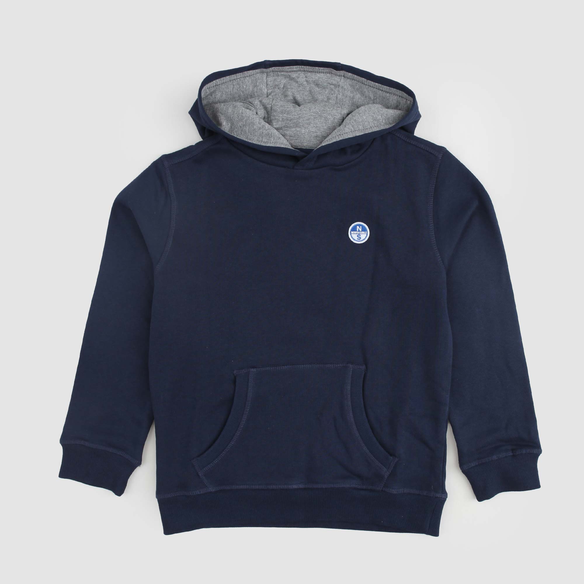 Felpa Blu Con Cappuccio NORTH SAILS - annameglio.com abbigliamento moda