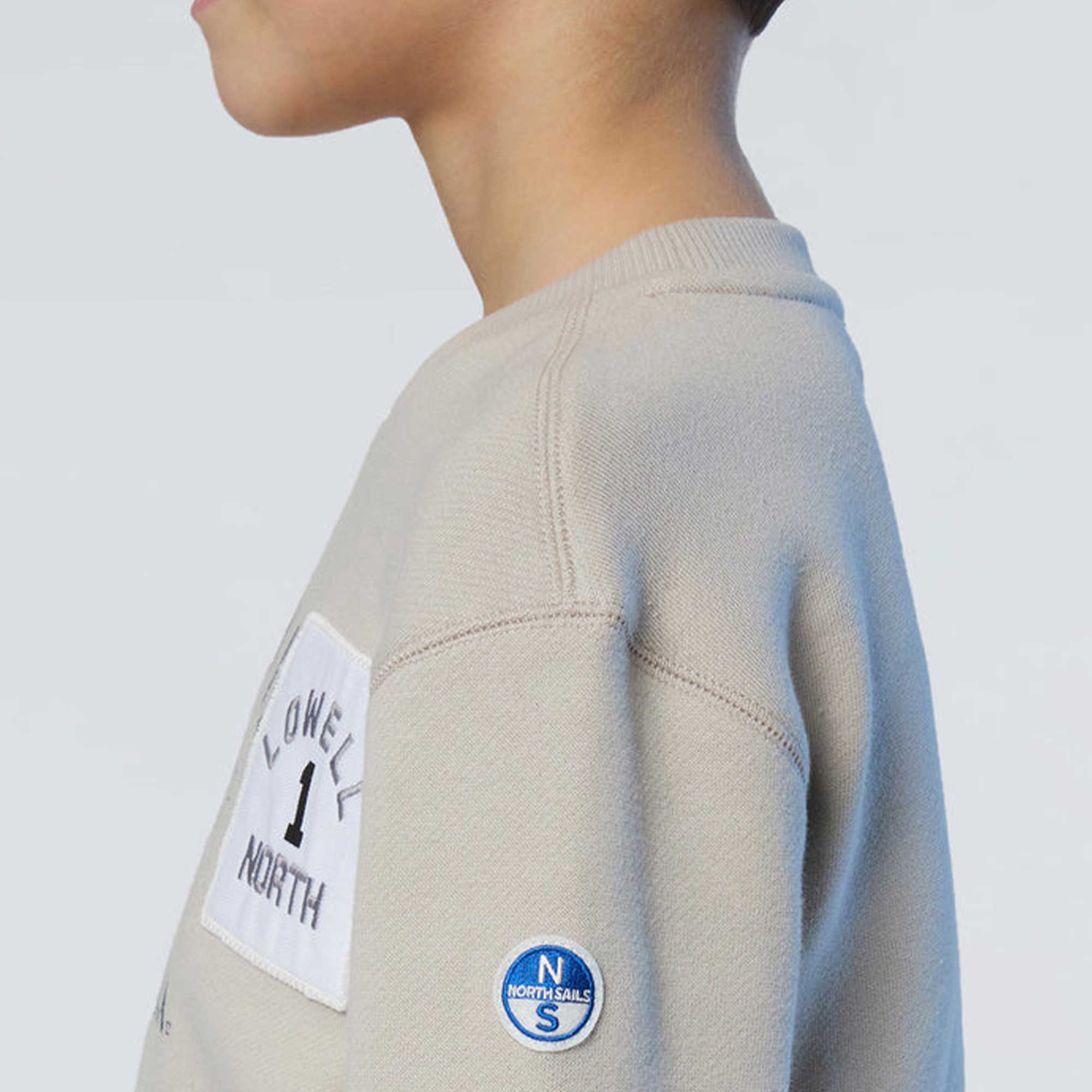 Felpa Grigia Firmata NORTH SAILS - annameglio.com abbigliamento moda