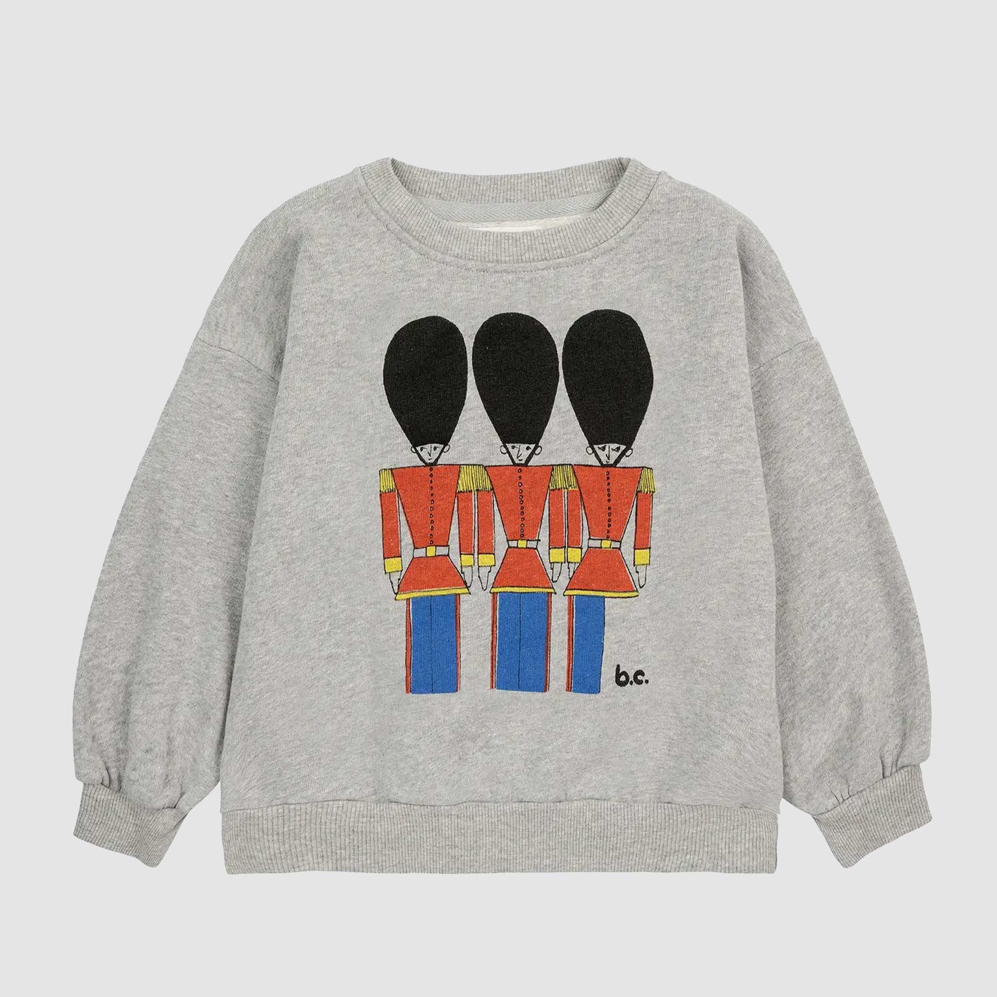 Felpa Grigia con Guardie Inglesi - annameglio.com abbigliamento moda