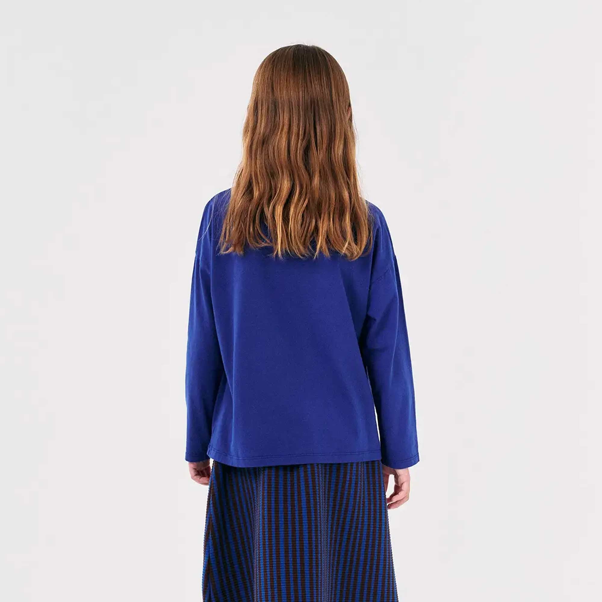 Maglia a maniche lunghe blu - annameglio.com abbigliamento moda