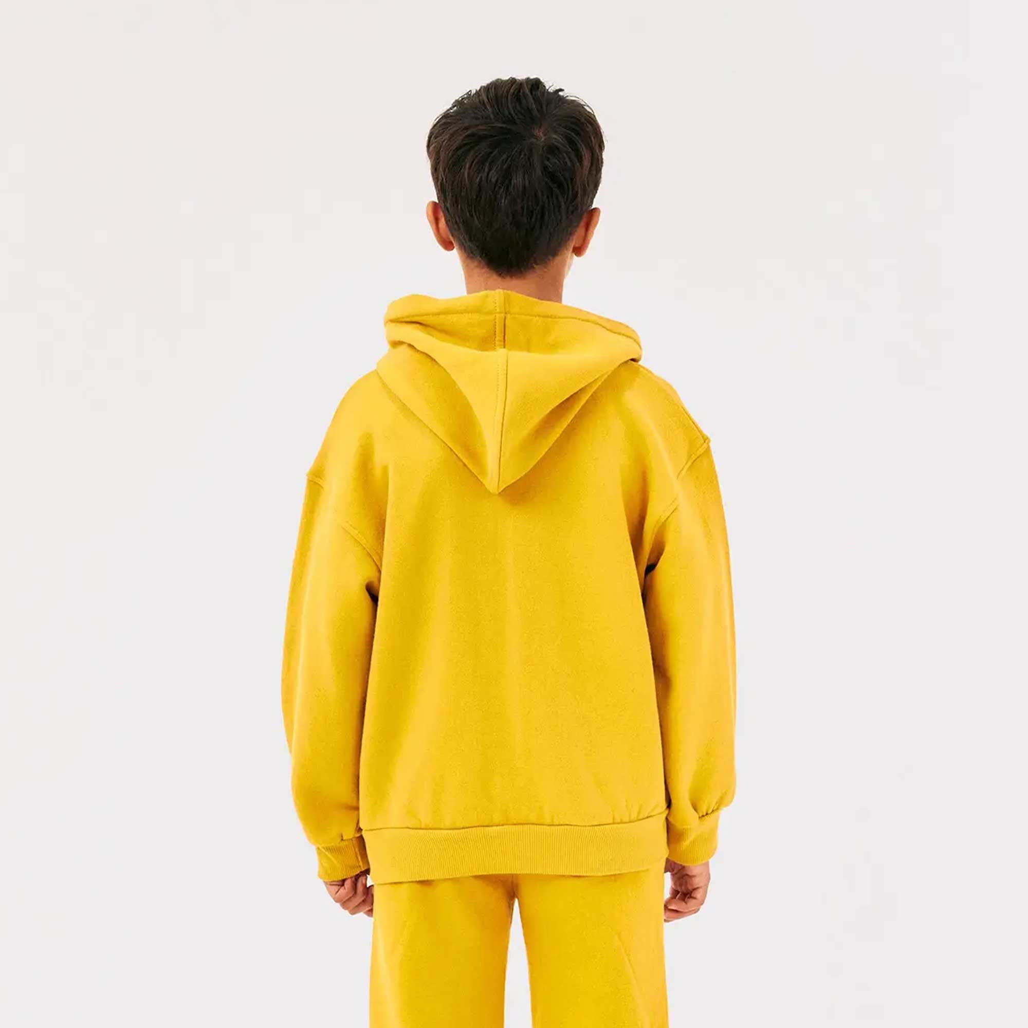 Felpa con Zip per Bambino Senape - annameglio.com abbigliamento moda