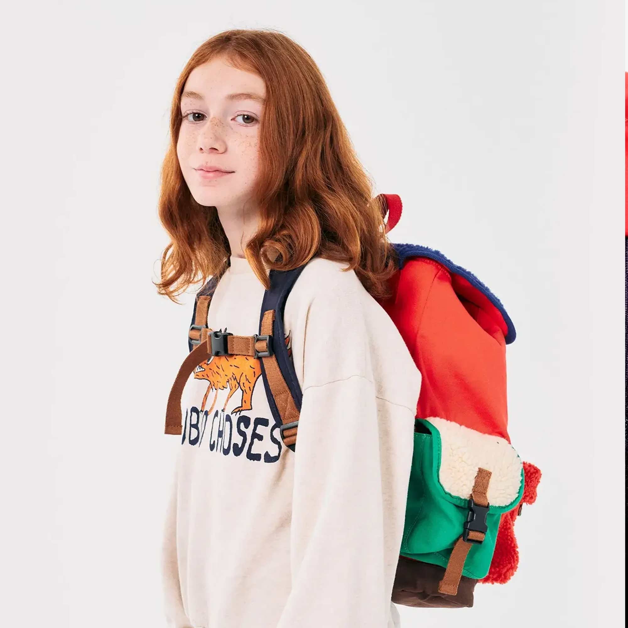 Zaino multicolore con dettagli Teddy - annameglio.com abbigliamento moda