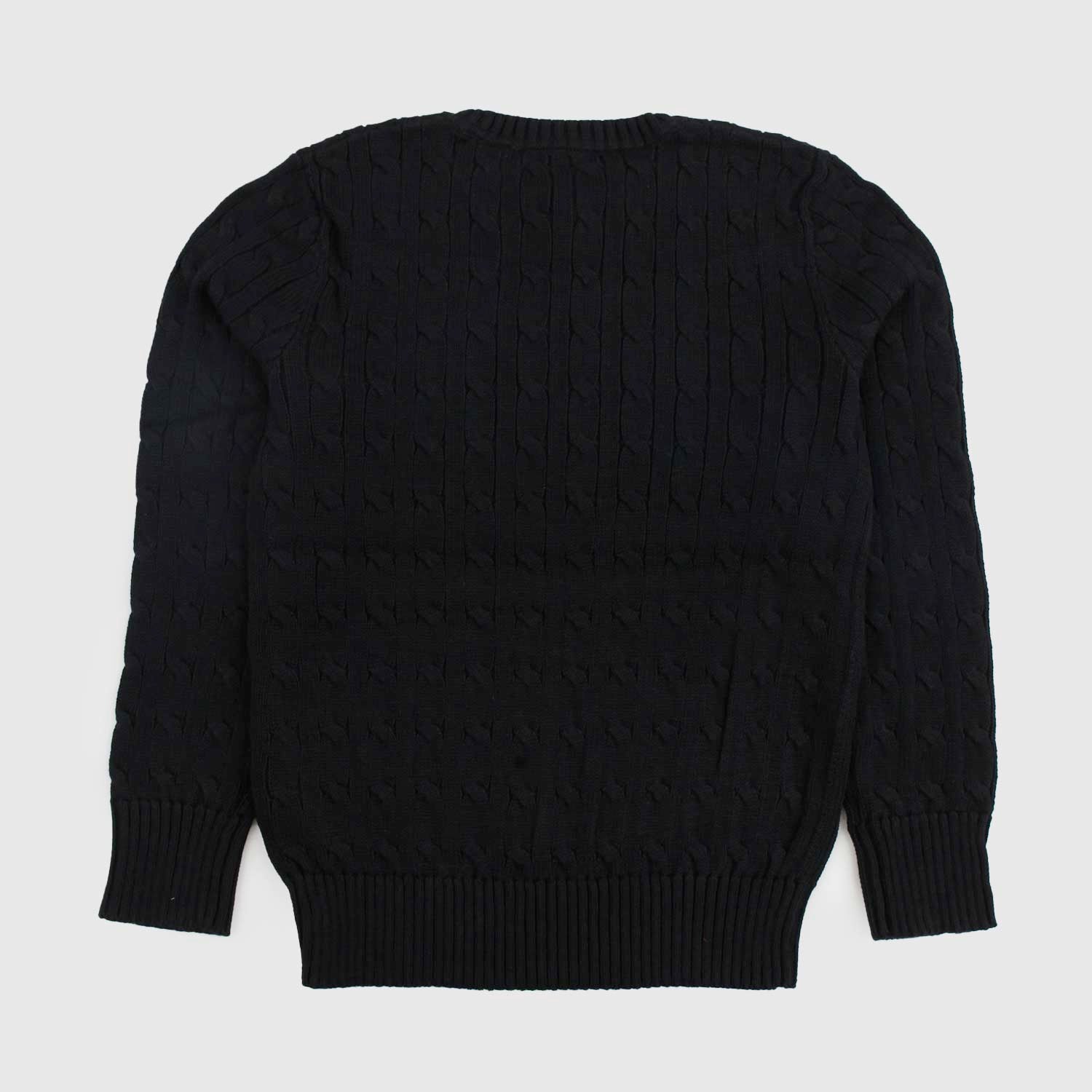 Maglione girocollo nero con logo rosso - annameglio.com abbigliamento moda