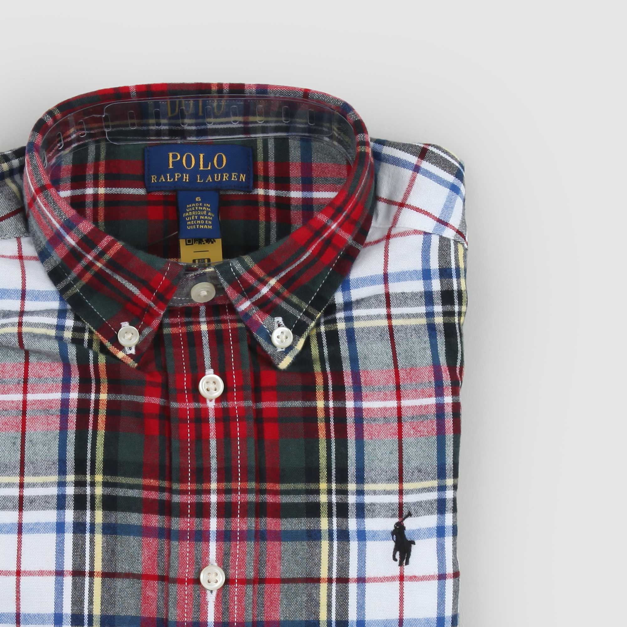 Camicia multicolor Fantasia Madras con Pony - annameglio.com abbigliamento moda