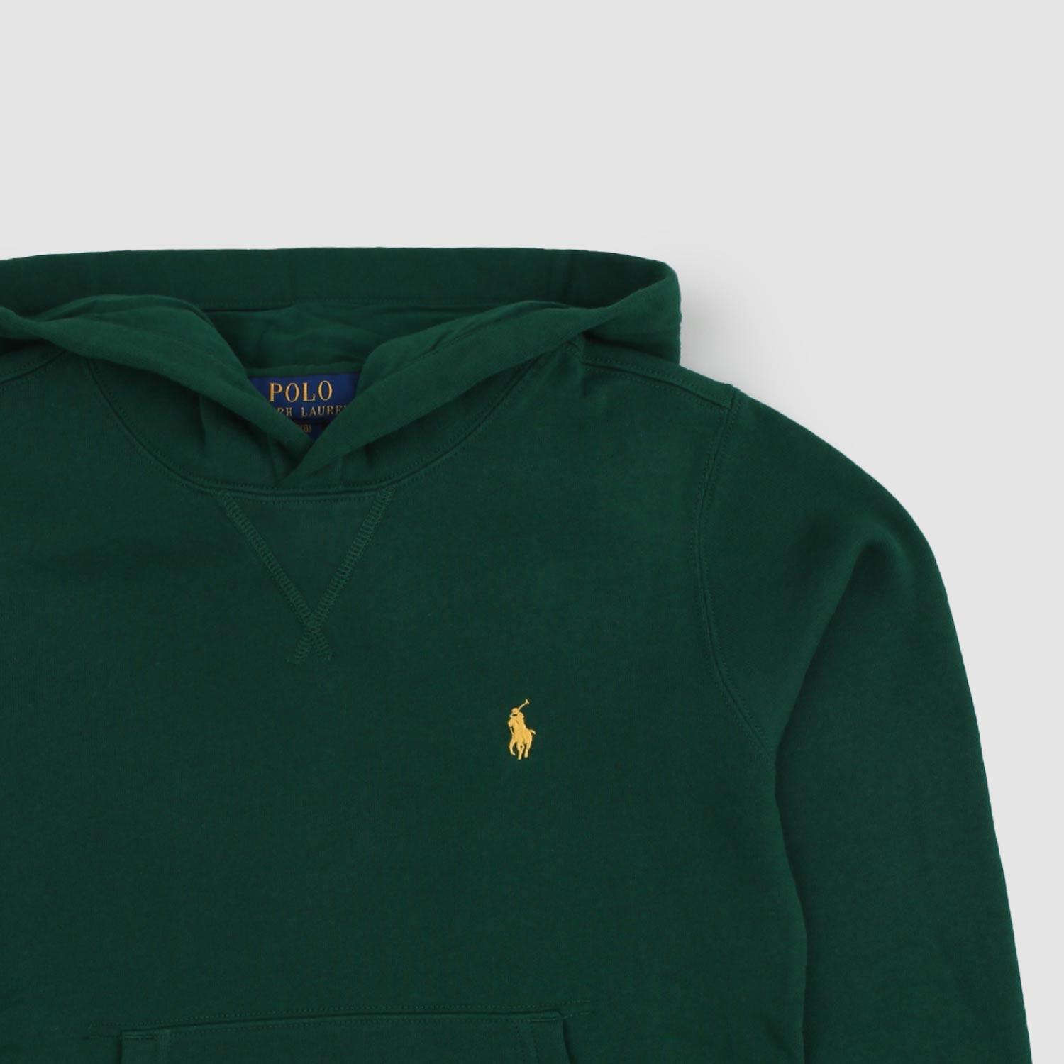 Felpa Ragazzo verde Con Cappuccio E Logo giallo - annameglio.com abbigliamento moda