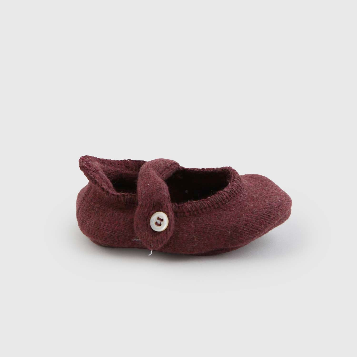 Scarpina ballerina primi passi burgundy - annameglio.com abbigliamento moda