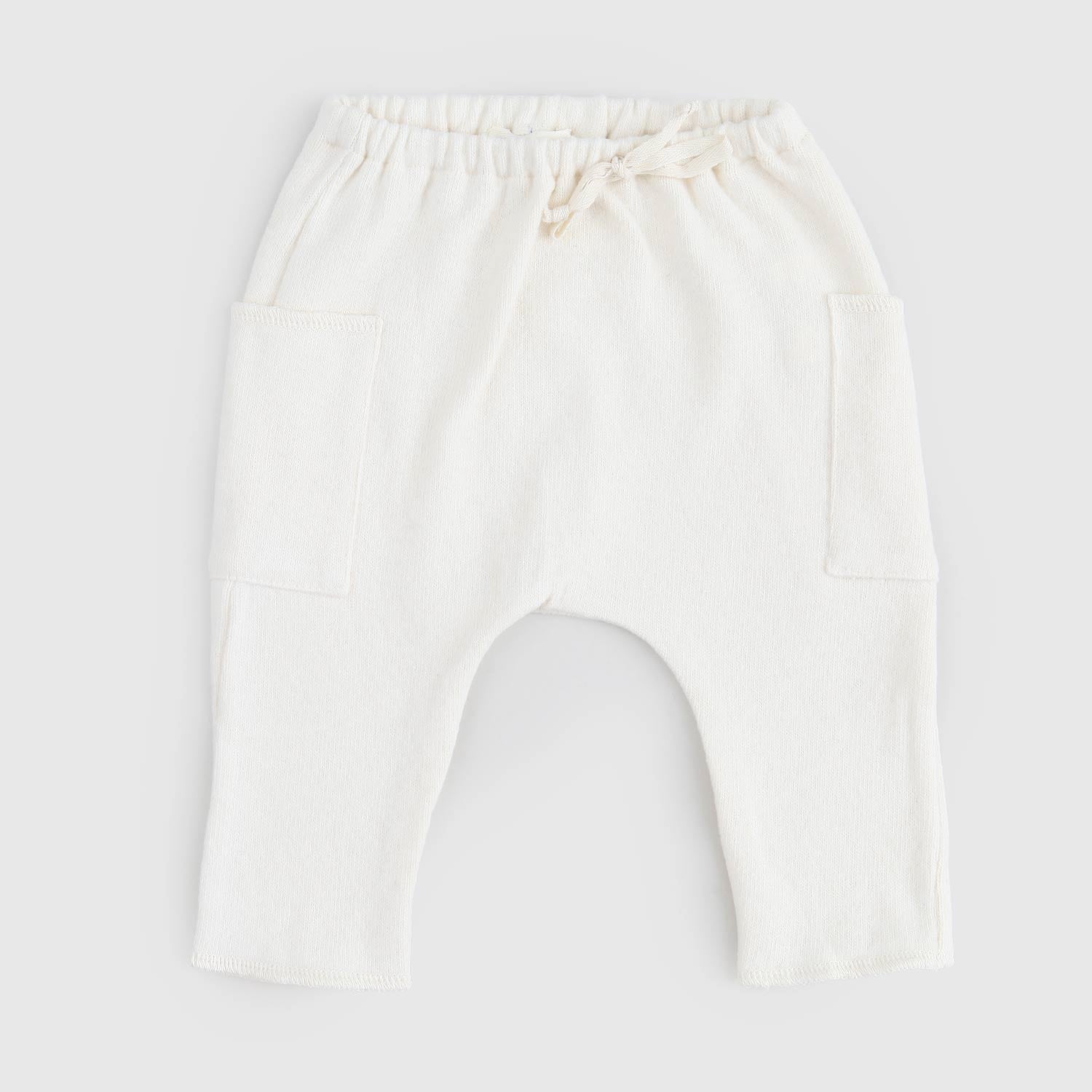 Pantalone Jogger bianco con tasche - annameglio.com abbigliamento moda