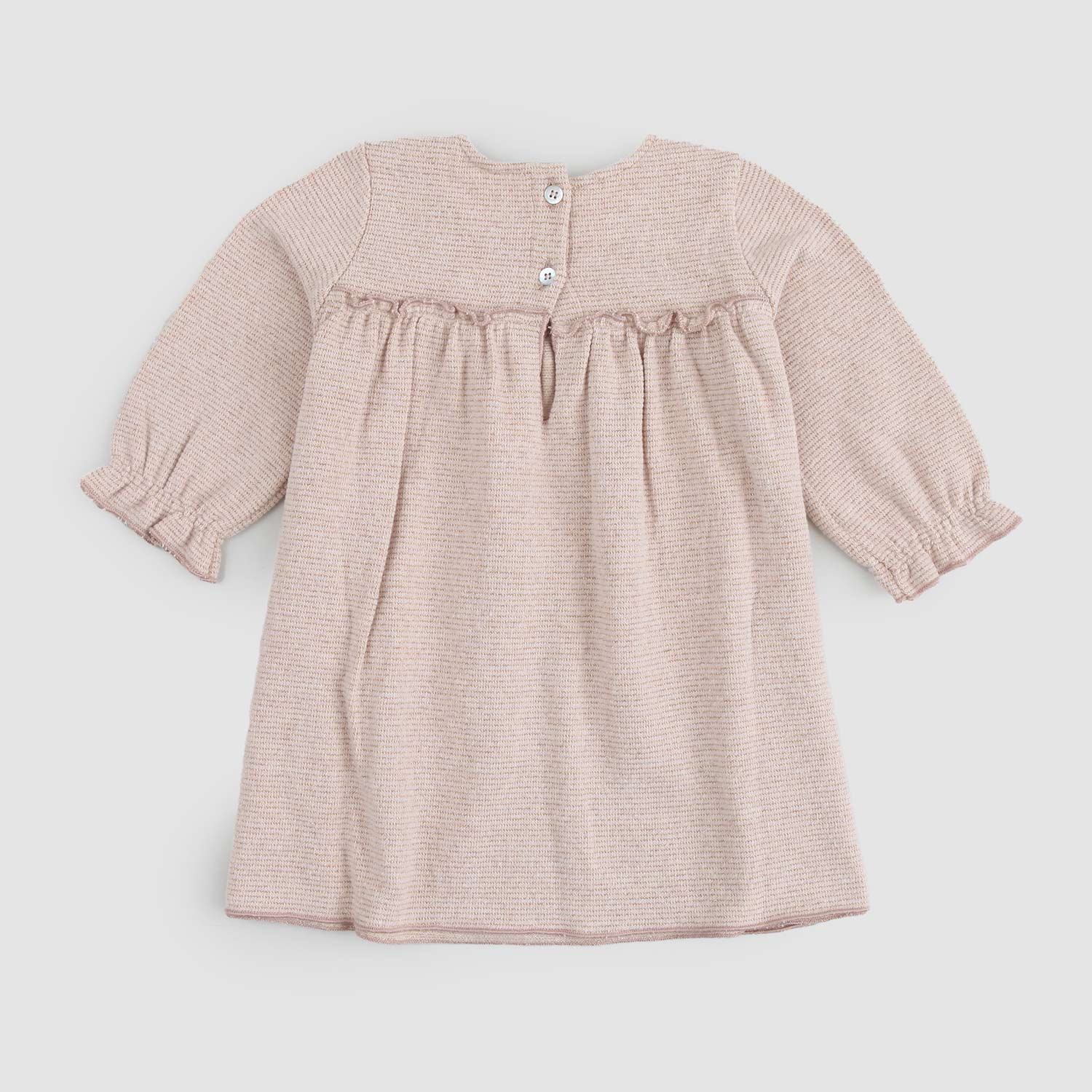 Abito rosa a righe orizzontali lurex - annameglio.com abbigliamento moda