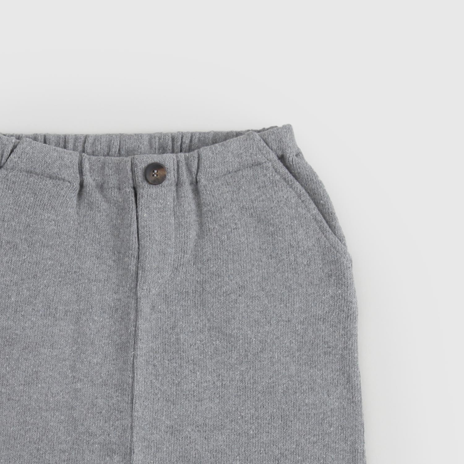 Pantalone grigio melange neonato in caldo cotone - annameglio.com abbigliamento moda