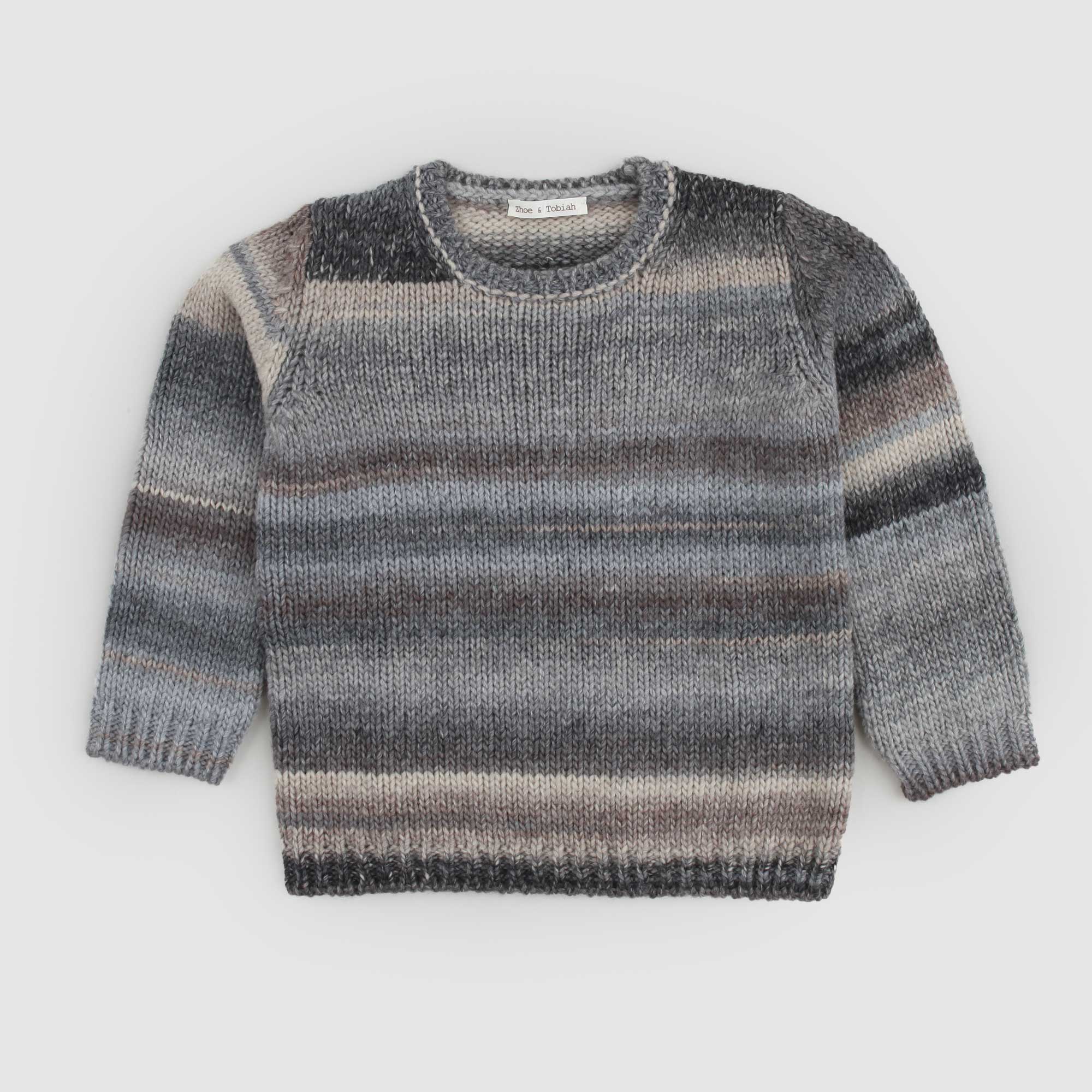 Maglione girocollo grigio melange in misto lana - annameglio.com abbigliamento moda