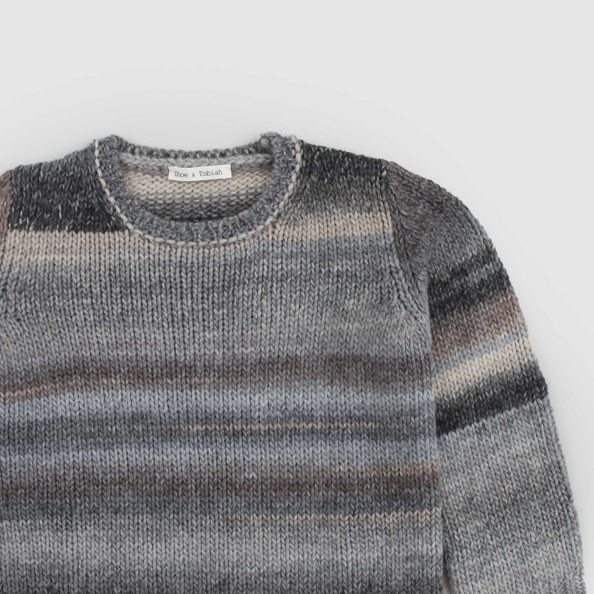 Maglione girocollo grigio melange in misto lana - annameglio.com abbigliamento moda