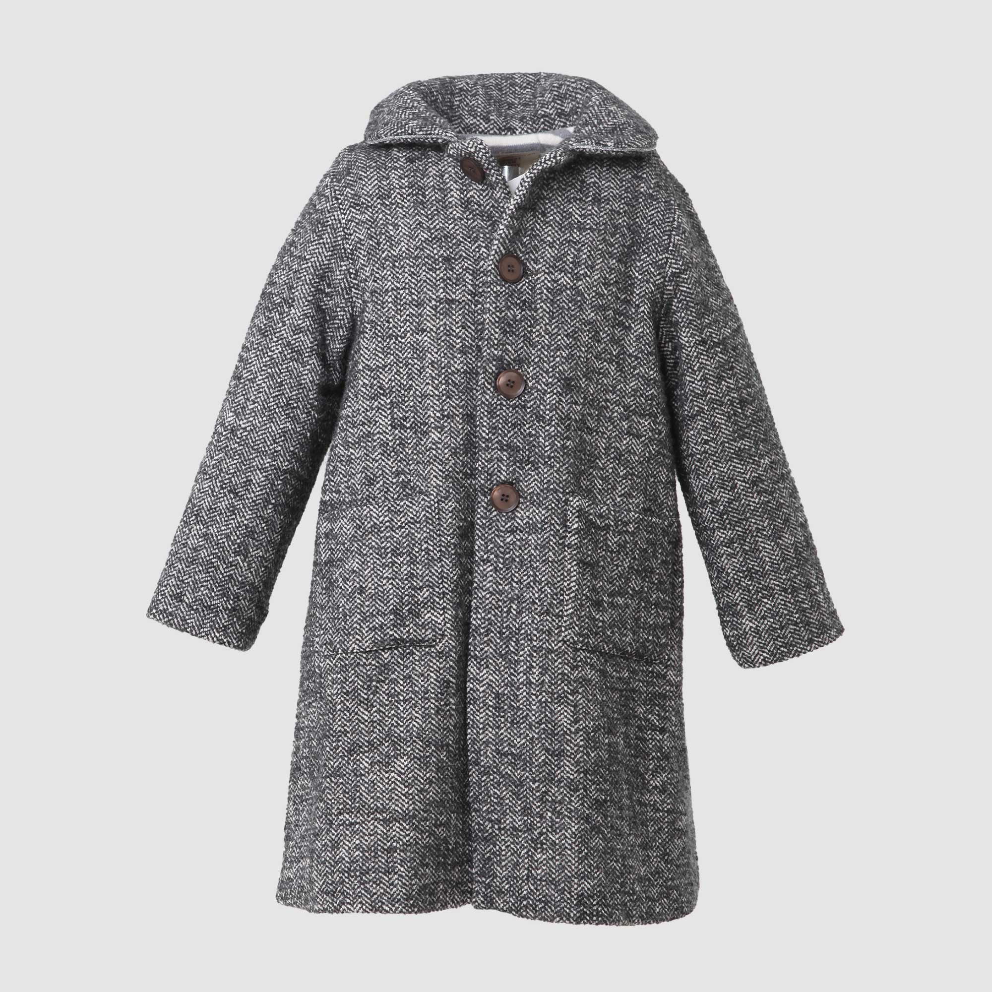 Cappotto spigato foderato a righe - annameglio.com abbigliamento moda