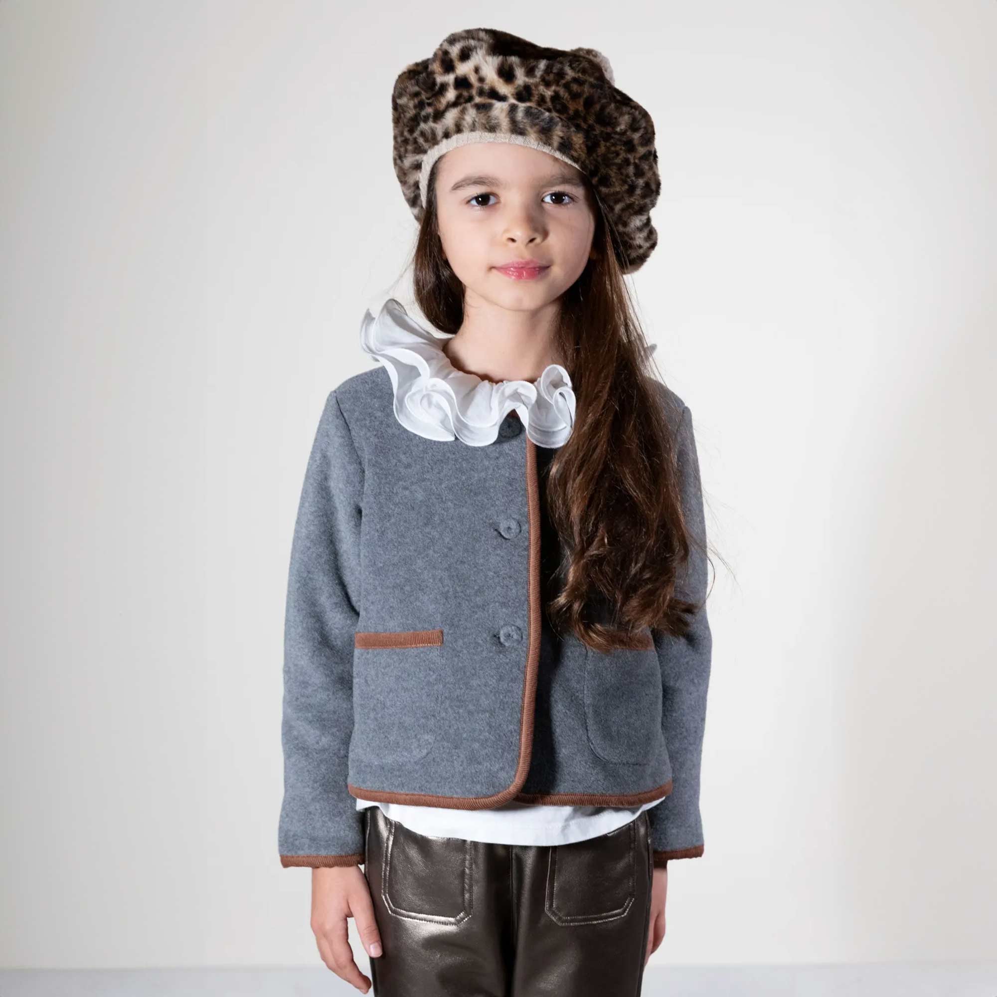 Cappello Leopardato Firmato Zhoe And Tobiah - annameglio.com abbigliamento moda