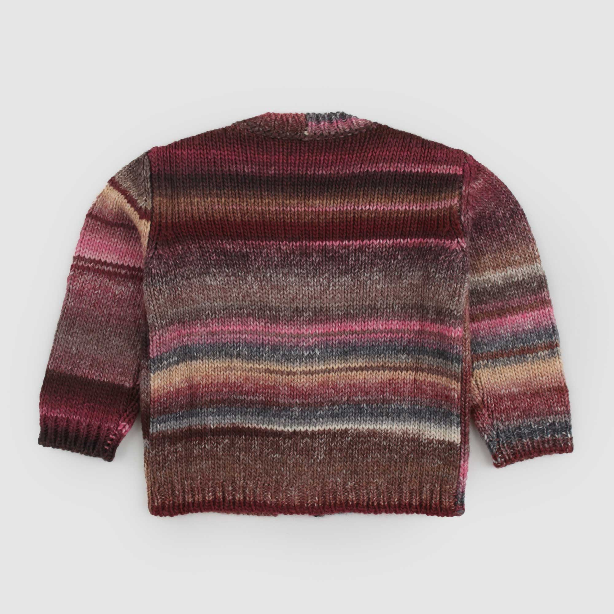 Cardigan con scollo a V Multicolor Melange Lana - annameglio.com abbigliamento moda