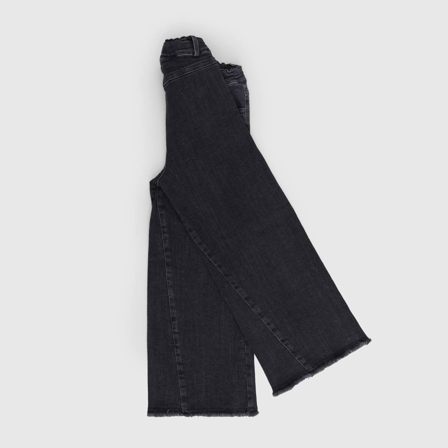 Pantalone denim vintage nero a zampa - annameglio.com abbigliamento moda