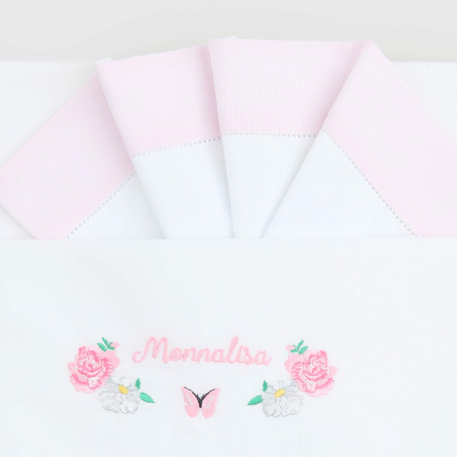 Set lenzuolino ricamato per neonate - annameglio.com abbigliamento moda