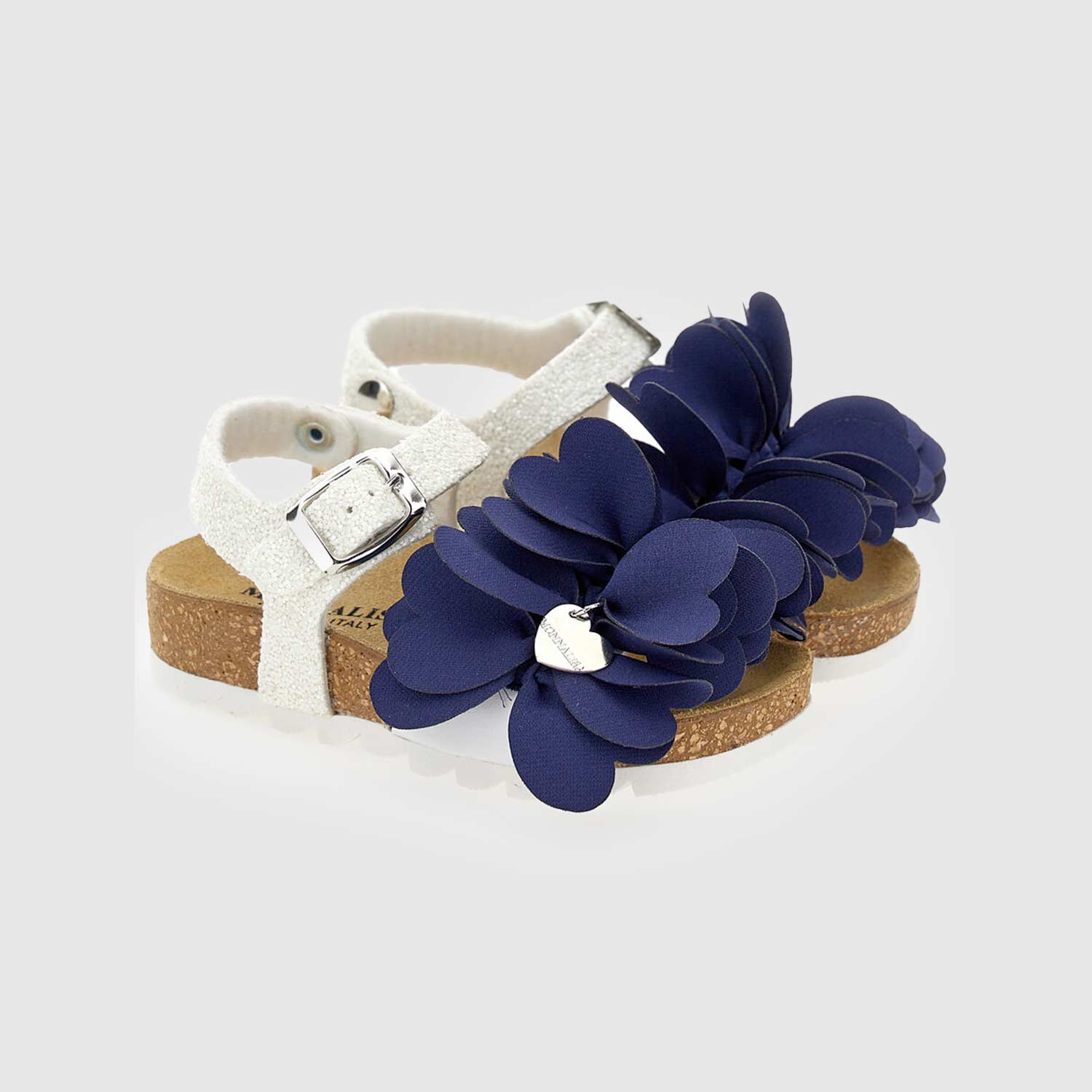 Sandalo per bambine in ecopelle con glitter - annameglio.com abbigliamento moda