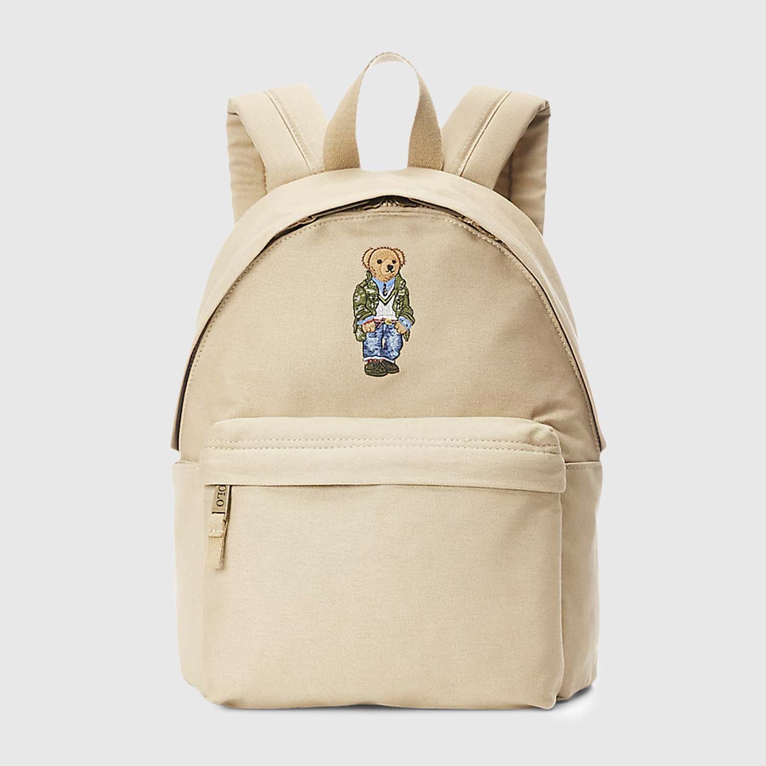 Zaino Beige Unisex Ralph Lauren in tela con Logo - annameglio.com abbigliamento moda