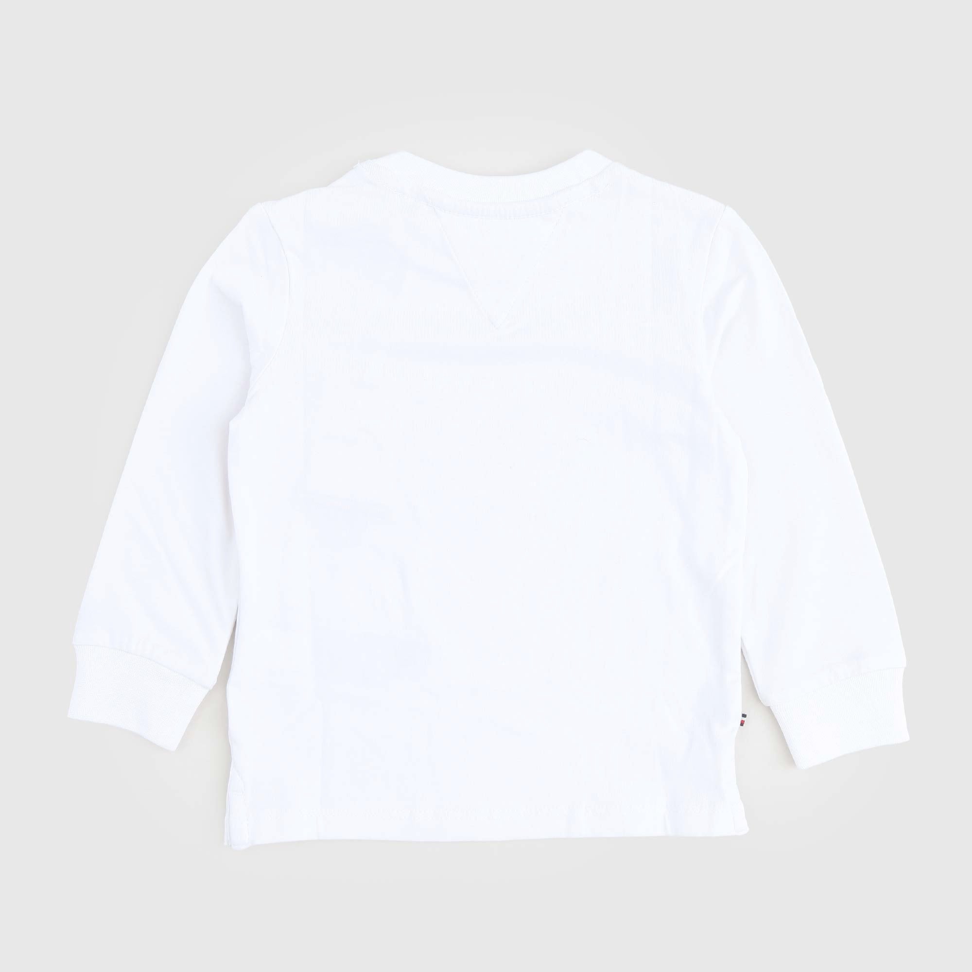 T-shirt bianca con stampa TOMMY HILFIGER - annameglio.com abbigliamento moda