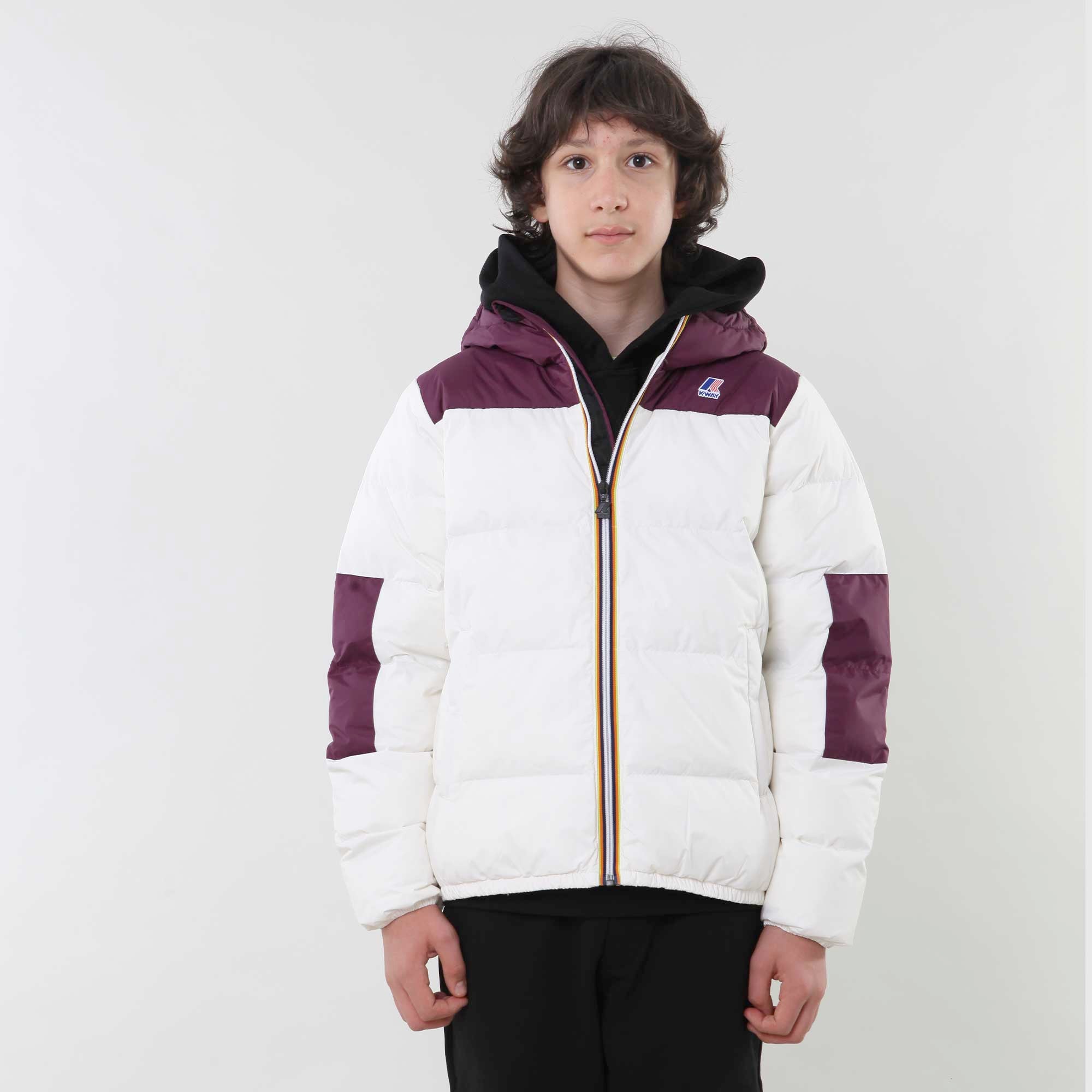 Giubbino bianco e viola firmato K-WAY - annameglio.com abbigliamento moda