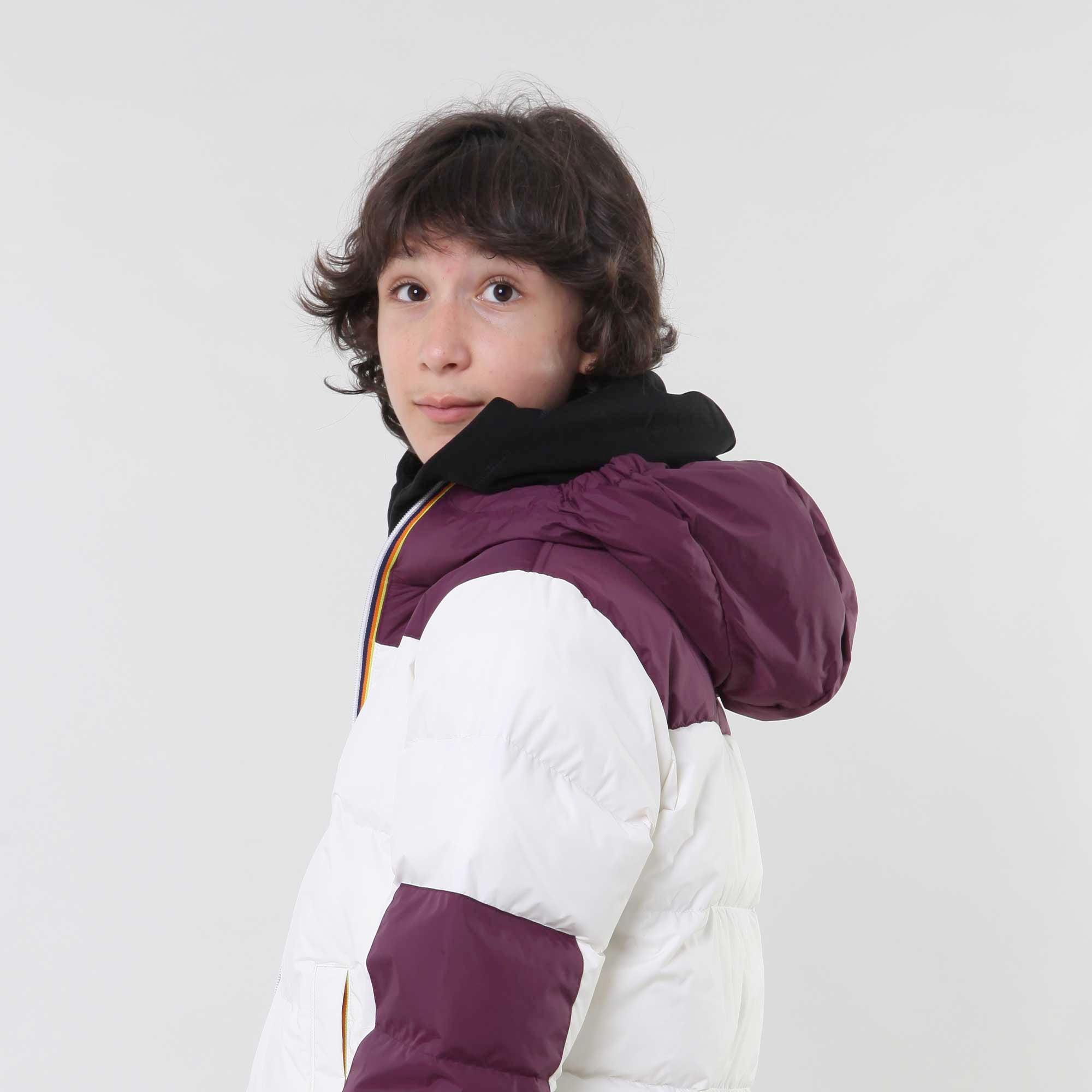Giubbino bianco e viola firmato K-WAY - annameglio.com abbigliamento moda