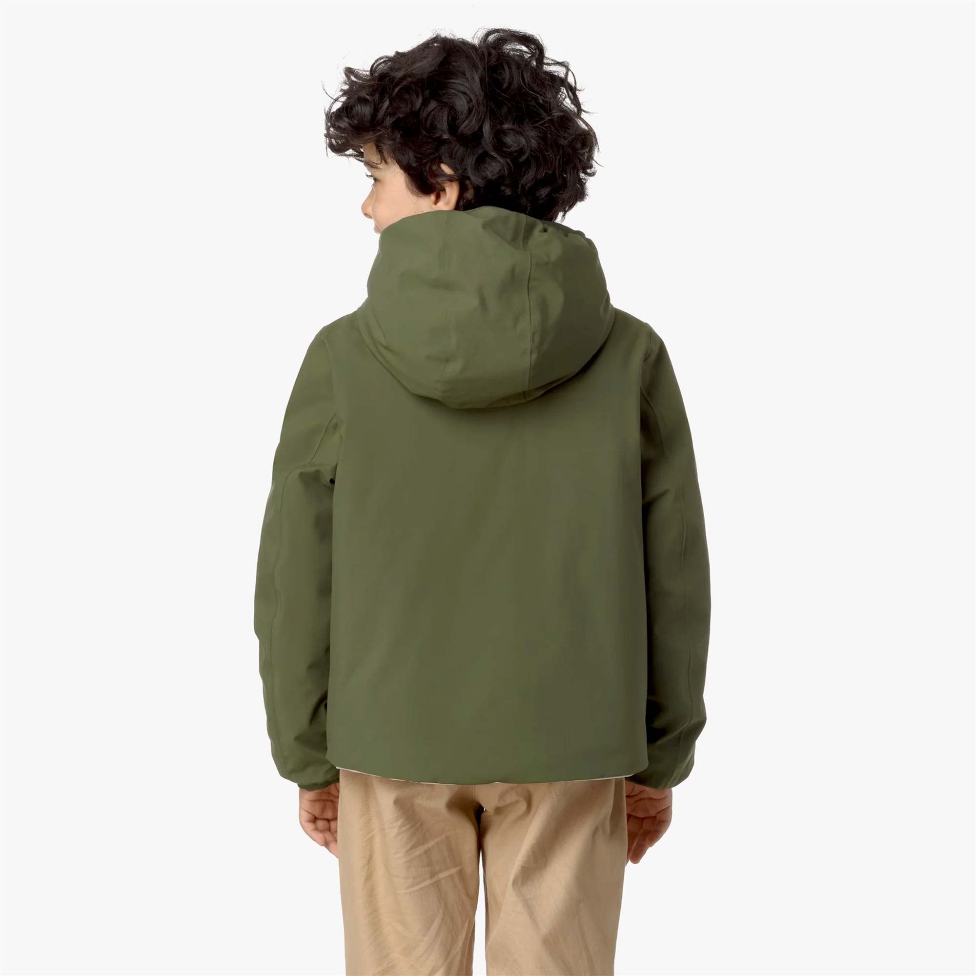 Giubbotto verde beige firmato K-WAY - annameglio.com abbigliamento moda