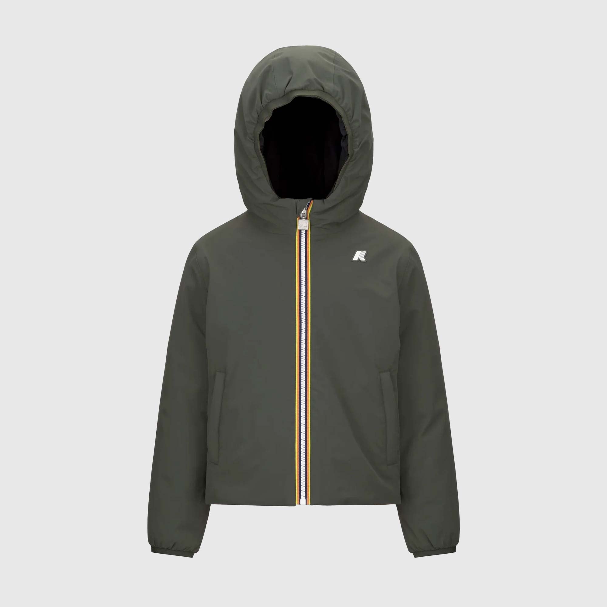 Giubbino verde nero firmato K-WAY - annameglio.com abbigliamento moda