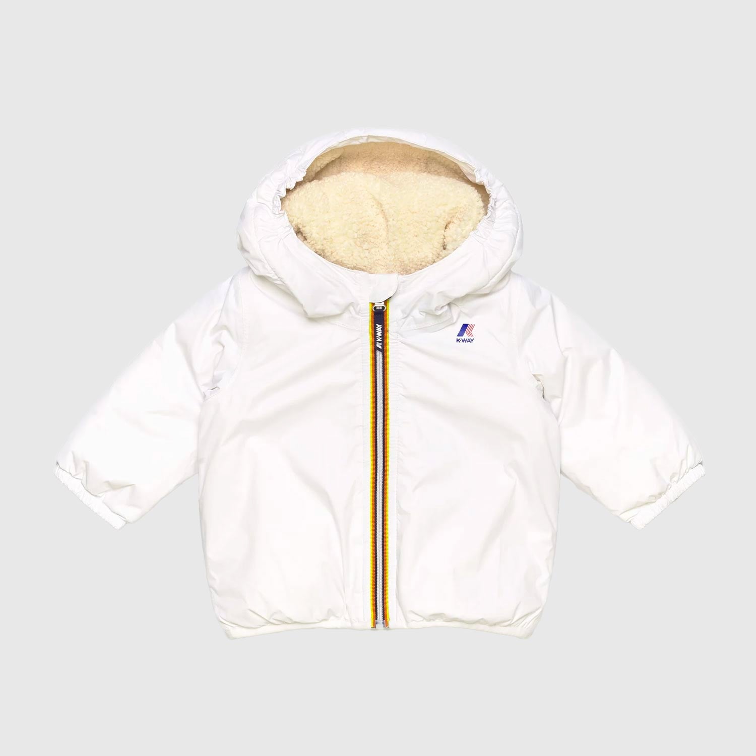 Giacca Orsetto E. Le Vrai Claudine Bianca - annameglio.com abbigliamento moda