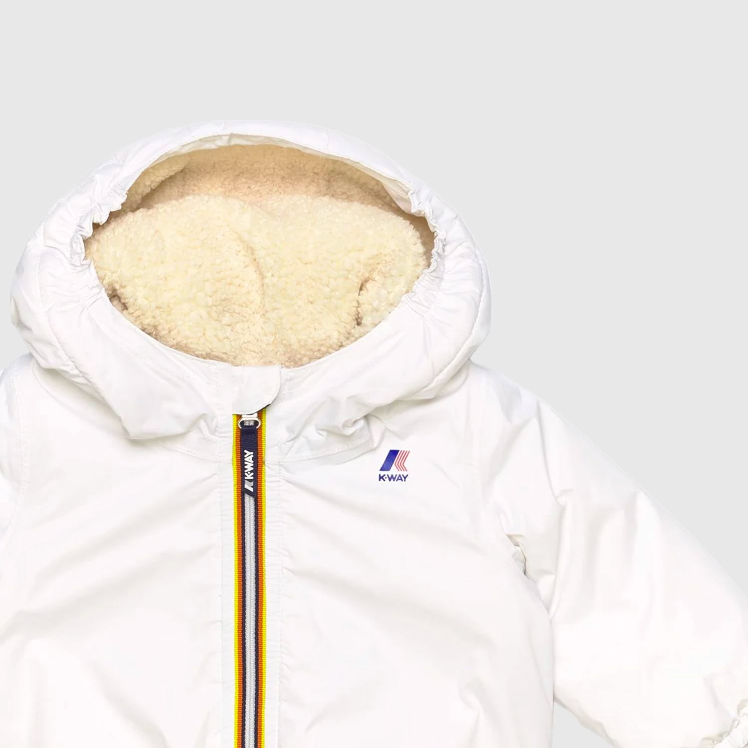 Giacca Orsetto E. Le Vrai Claudine Bianca - annameglio.com abbigliamento moda