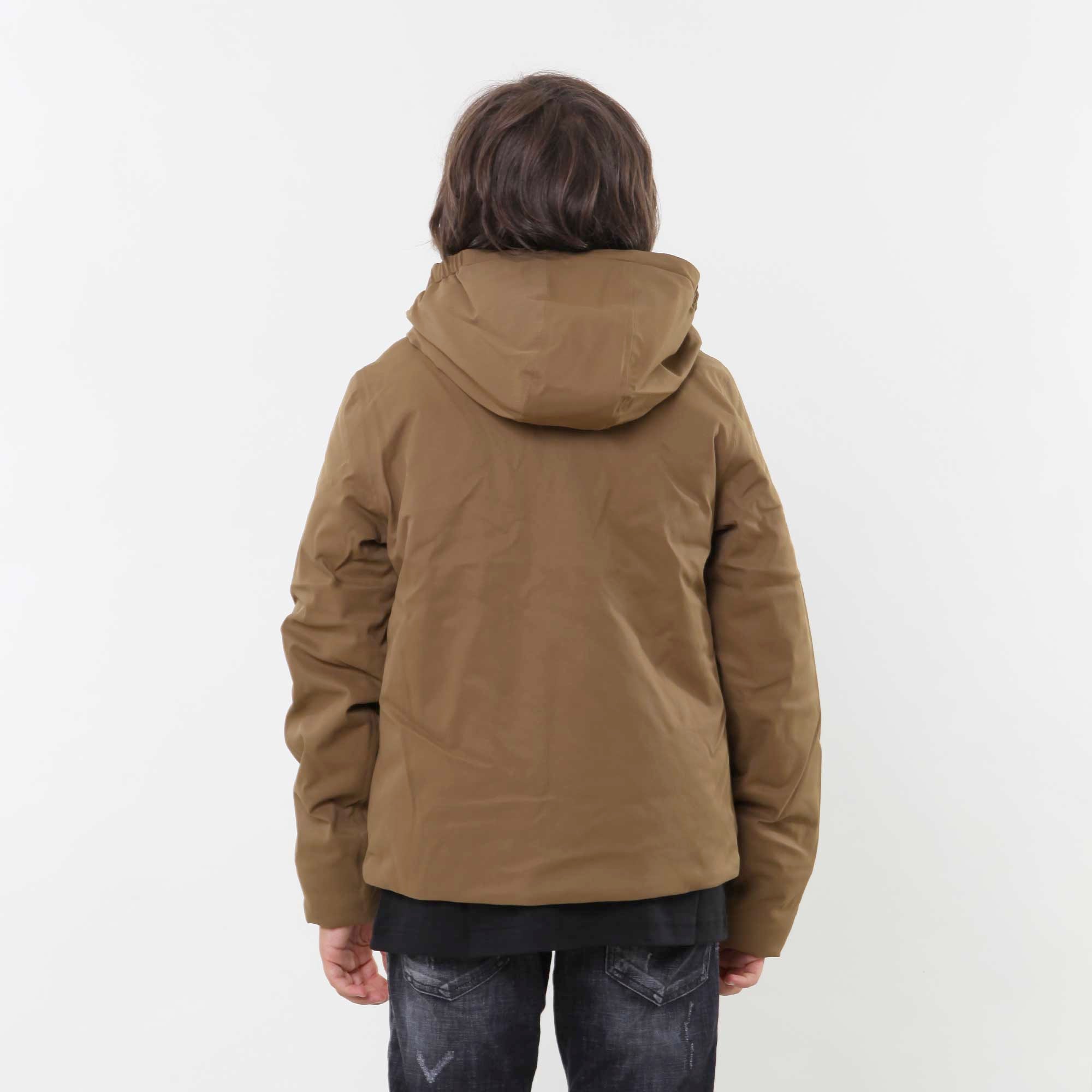 Giacca P. JACKO TWILL MARMOTTA  marrone e grigio - annameglio.com abbigliamento moda