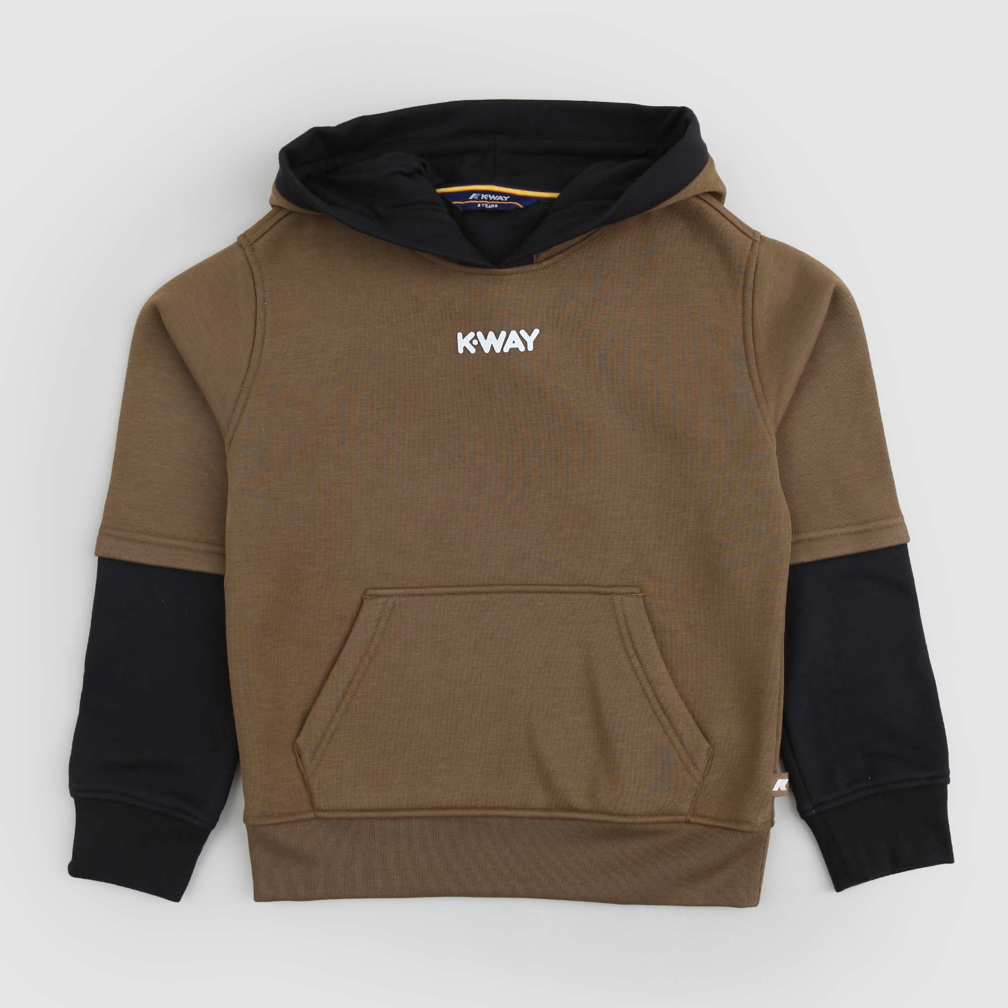 Felpa Berniel PC Lettering Bronzo KWAY - annameglio.com abbigliamento moda