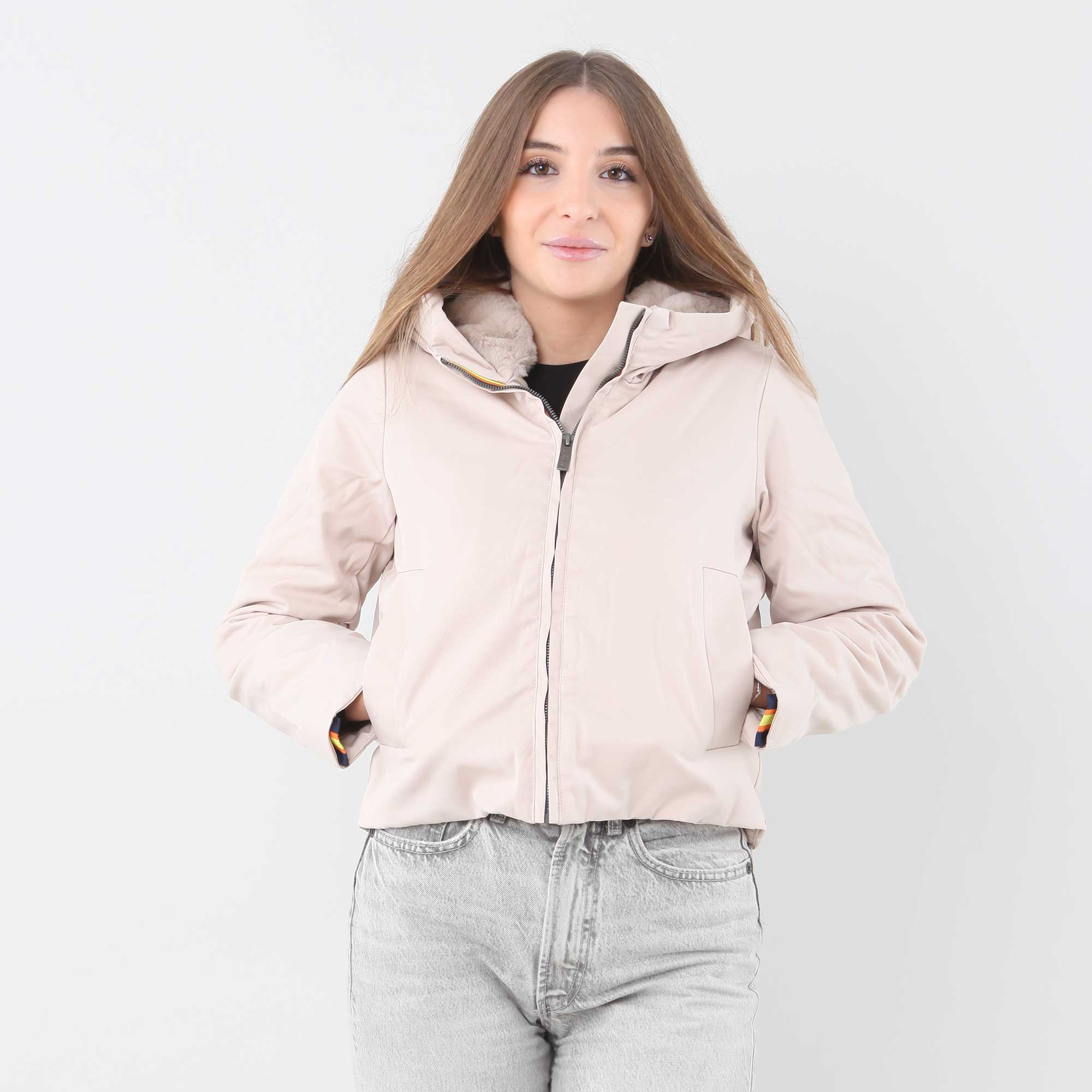 Olga Twill Fur Firmata K-WAY - annameglio.com abbigliamento moda