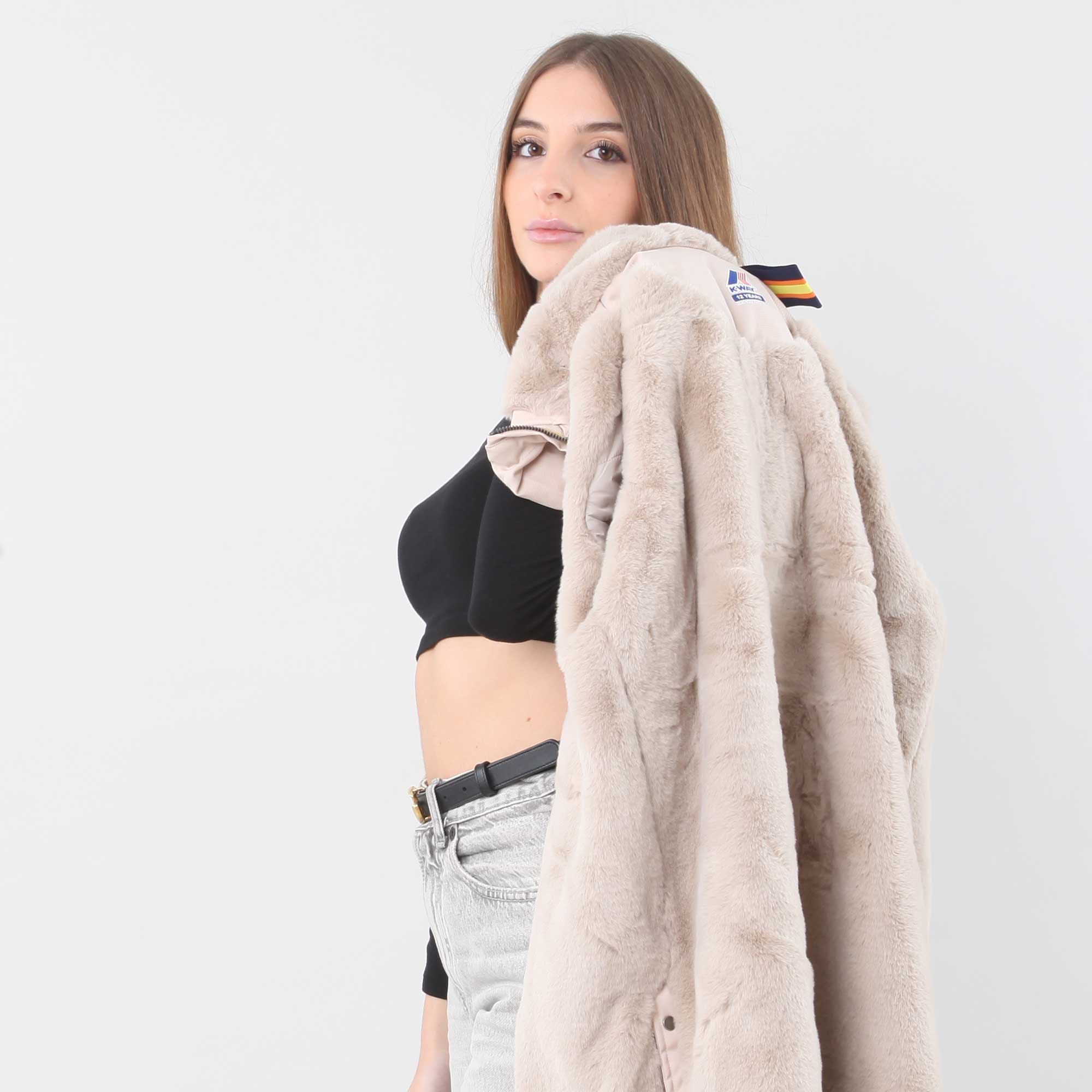 Giacca con Interno Teddy Firmato K-WAY - annameglio.com abbigliamento moda