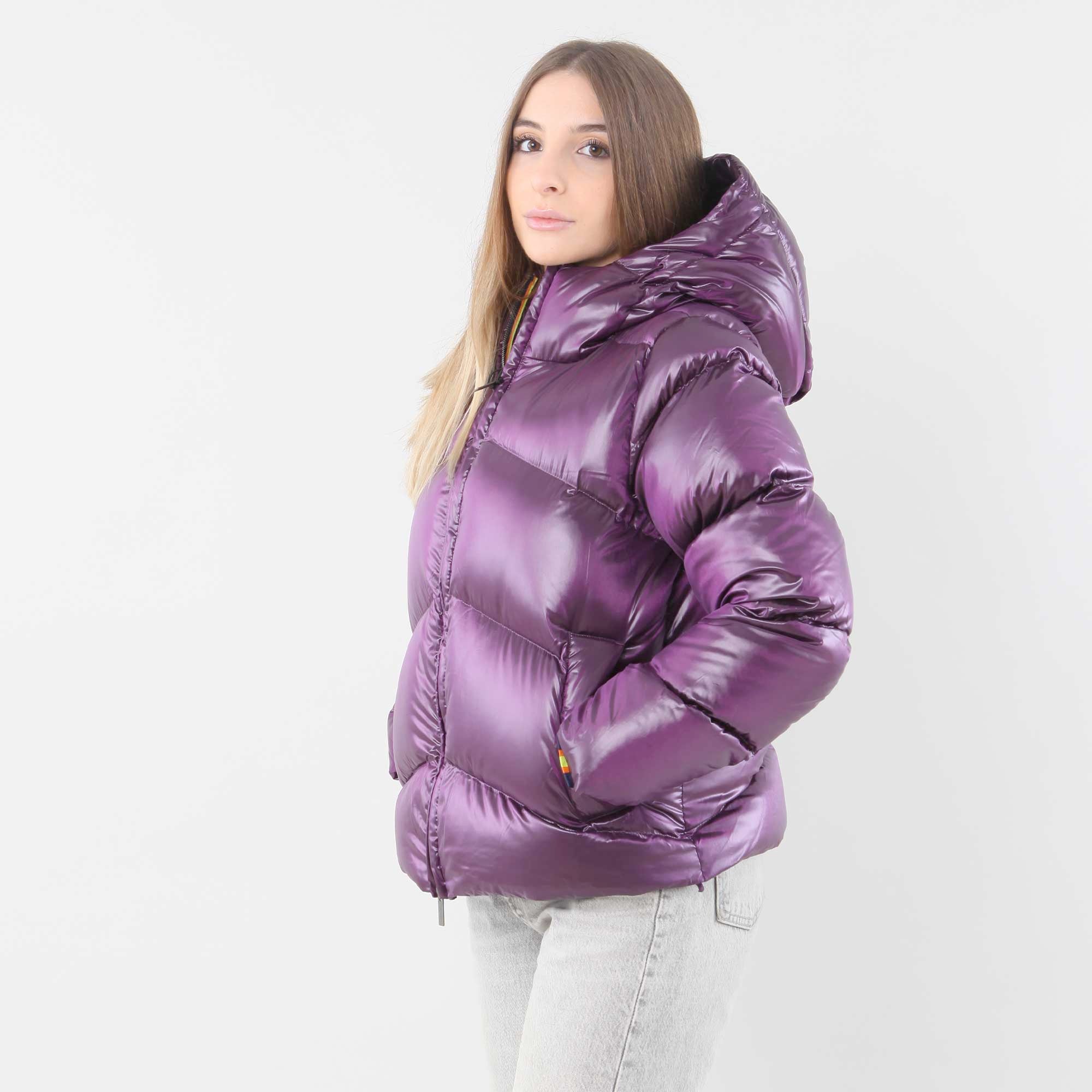 Piumino Ninev Cristallo Pink Firmato K-Way - annameglio.com abbigliamento moda