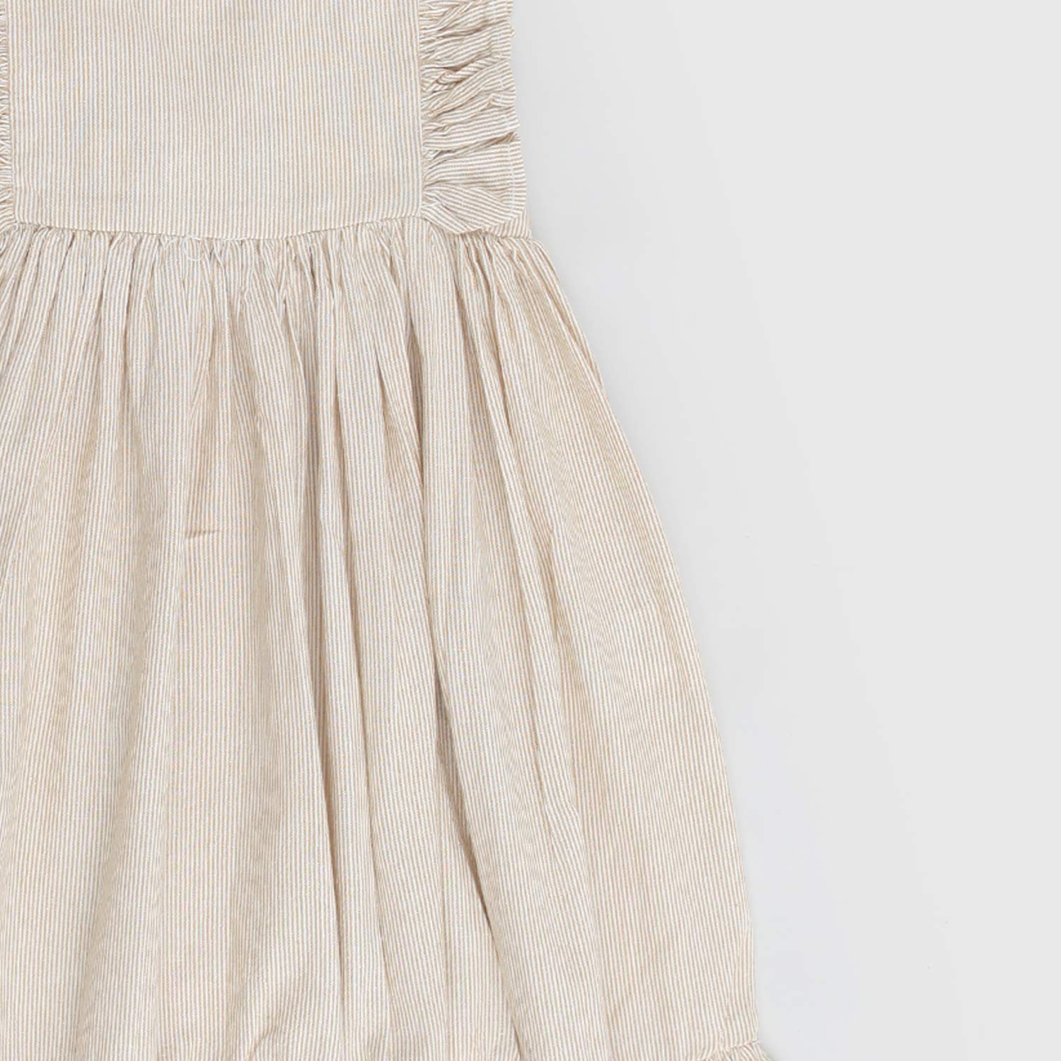 Abito Danita Frill beige con balze - annameglio.com abbigliamento moda