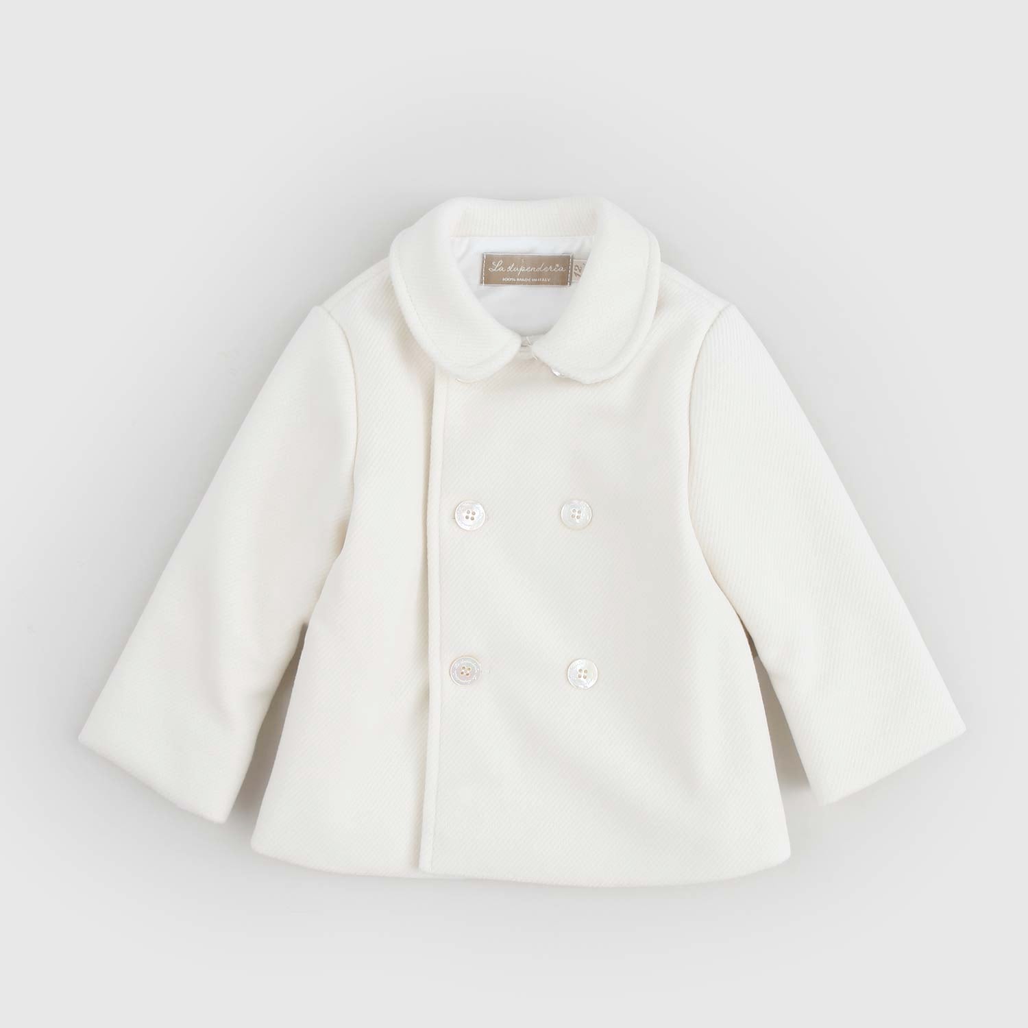 Cappotto Doppiopetto Bianco La Stupenderia - annameglio.com abbigliamento moda