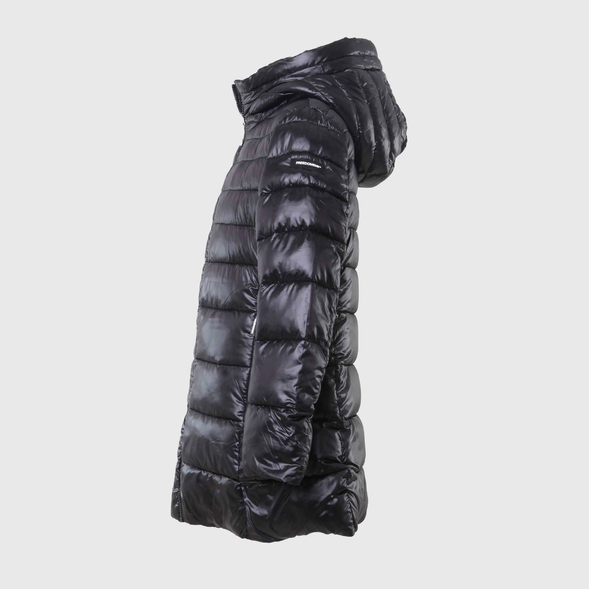 Piumino Nero Freedomday - annameglio.com abbigliamento moda