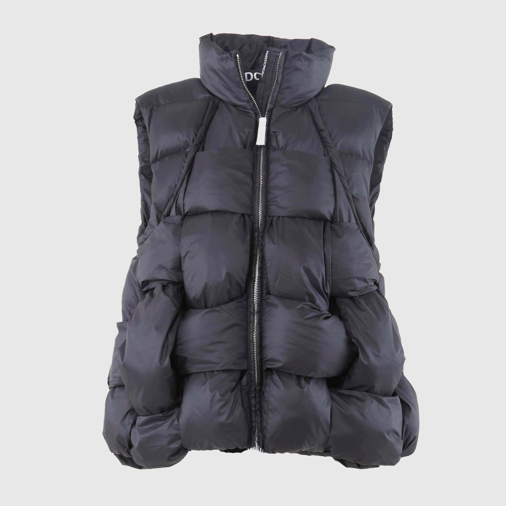 Smanicato Nero Firmato FREEDOMDAY - annameglio.com abbigliamento moda