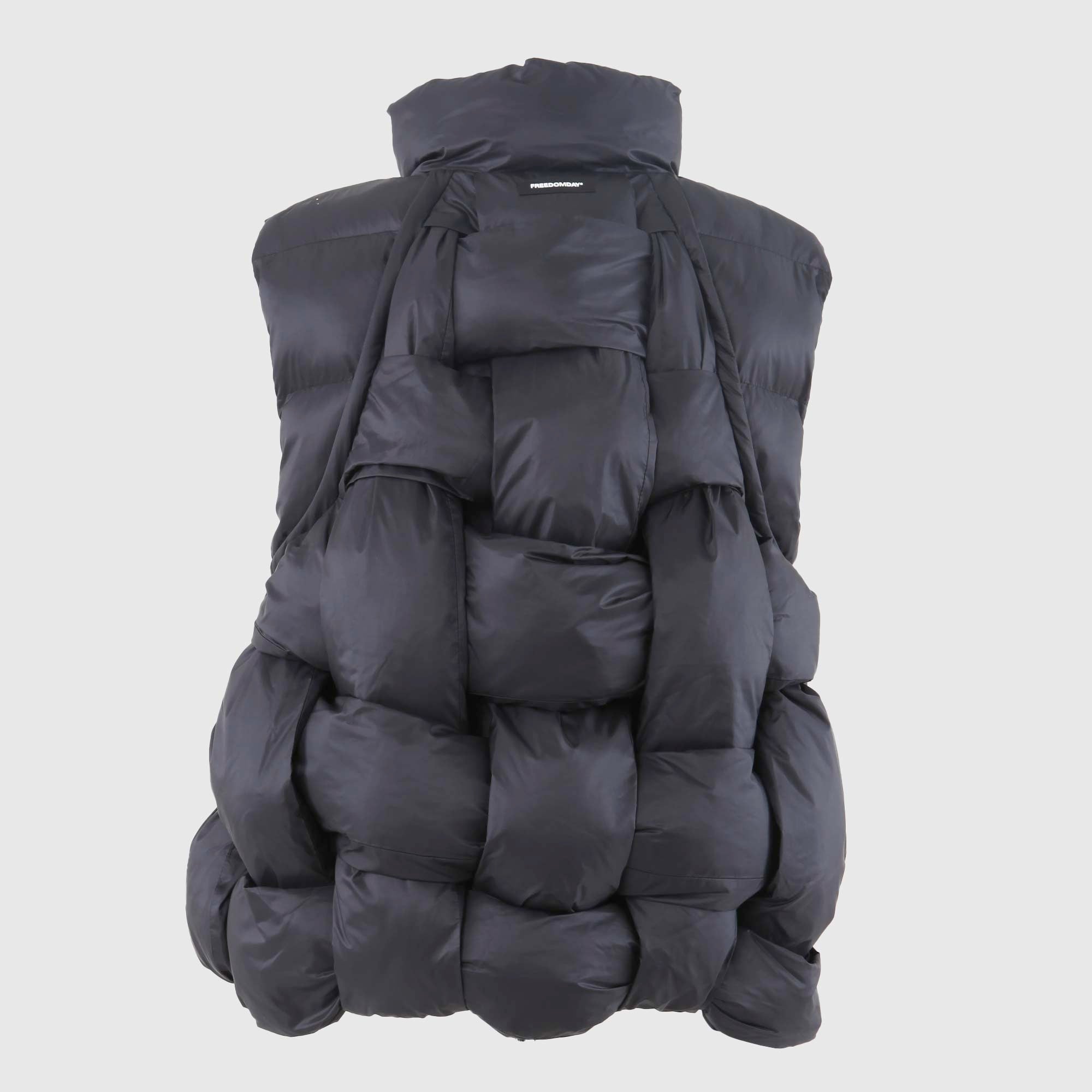 Smanicato Nero Firmato FREEDOMDAY - annameglio.com abbigliamento moda