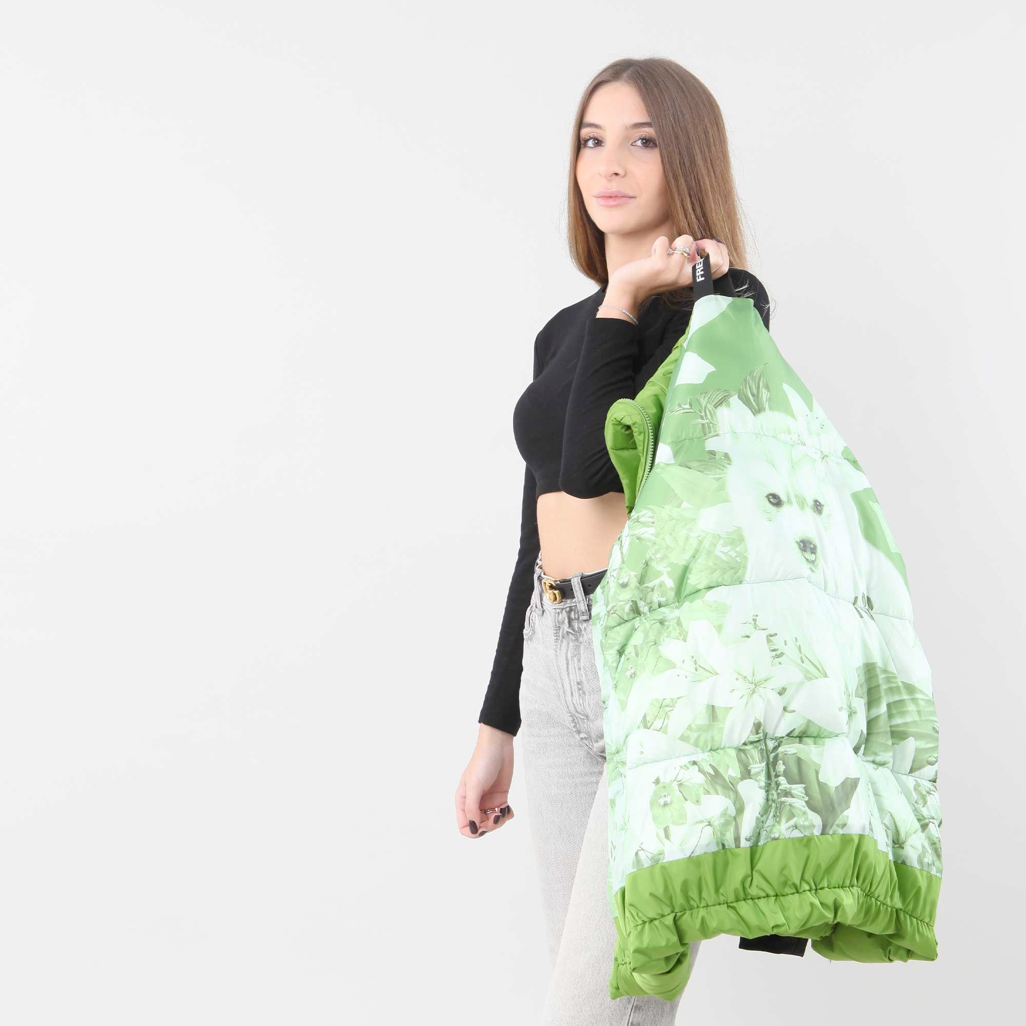 Giubbotto Georgia Verde firmato Freedomday - annameglio.com abbigliamento moda