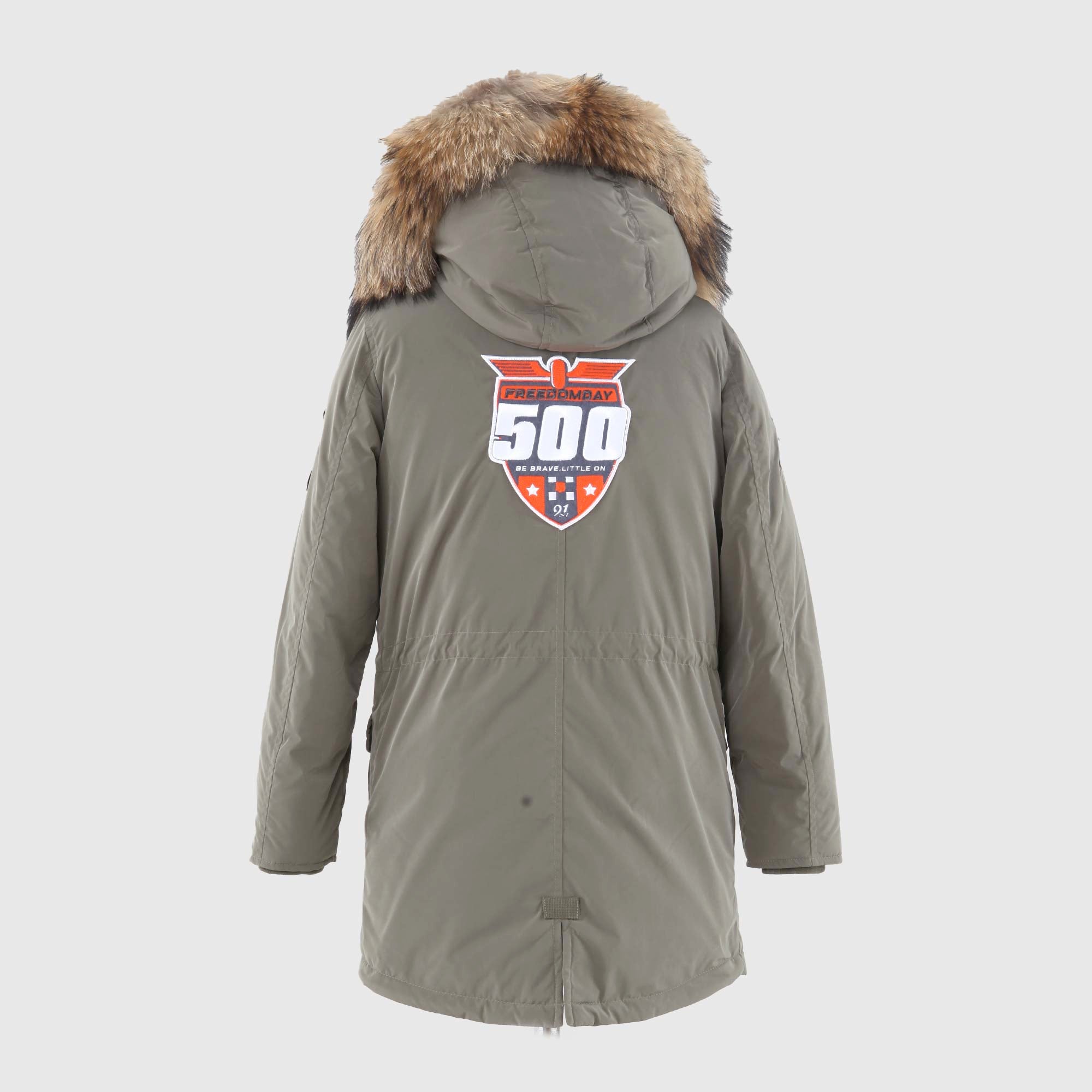 Parka Decker Grigio Firmato Freedomday - annameglio.com abbigliamento moda