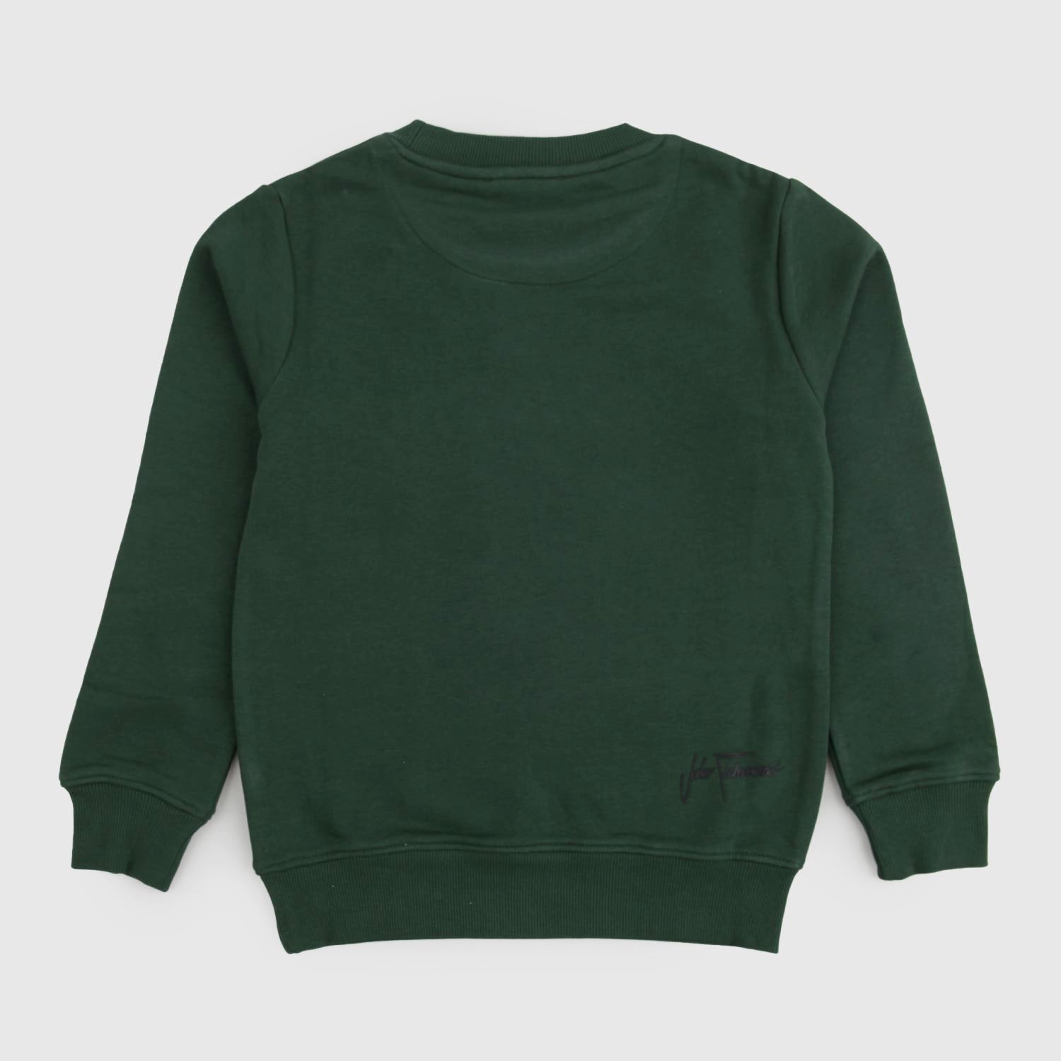 Felpa verde scuro con stampa logo nera - annameglio.com abbigliamento moda