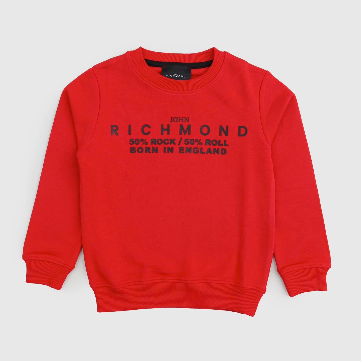 Felpa rossa con stampa logo nera - annameglio.com abbigliamento moda