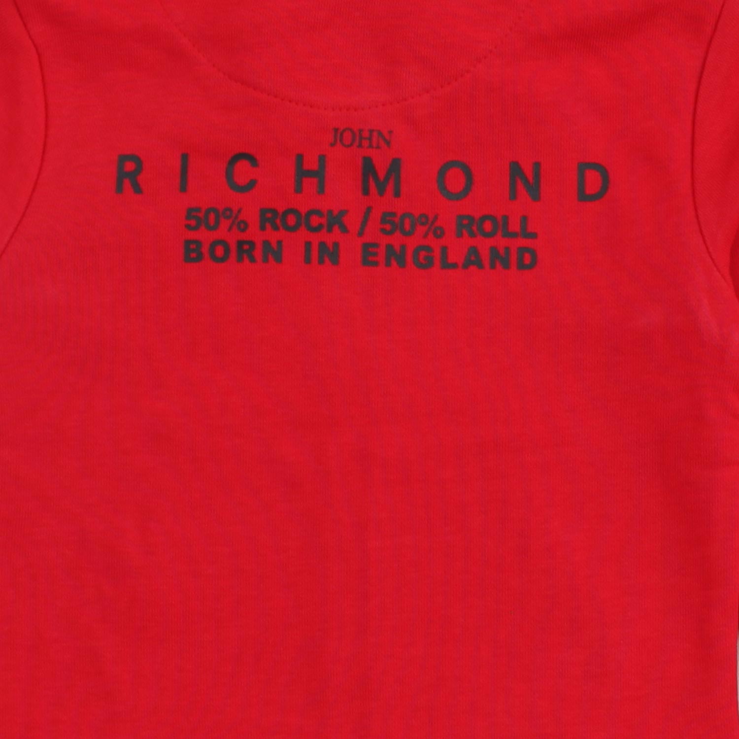 Completo tuta rosso con logo nero bimbo - annameglio.com abbigliamento moda